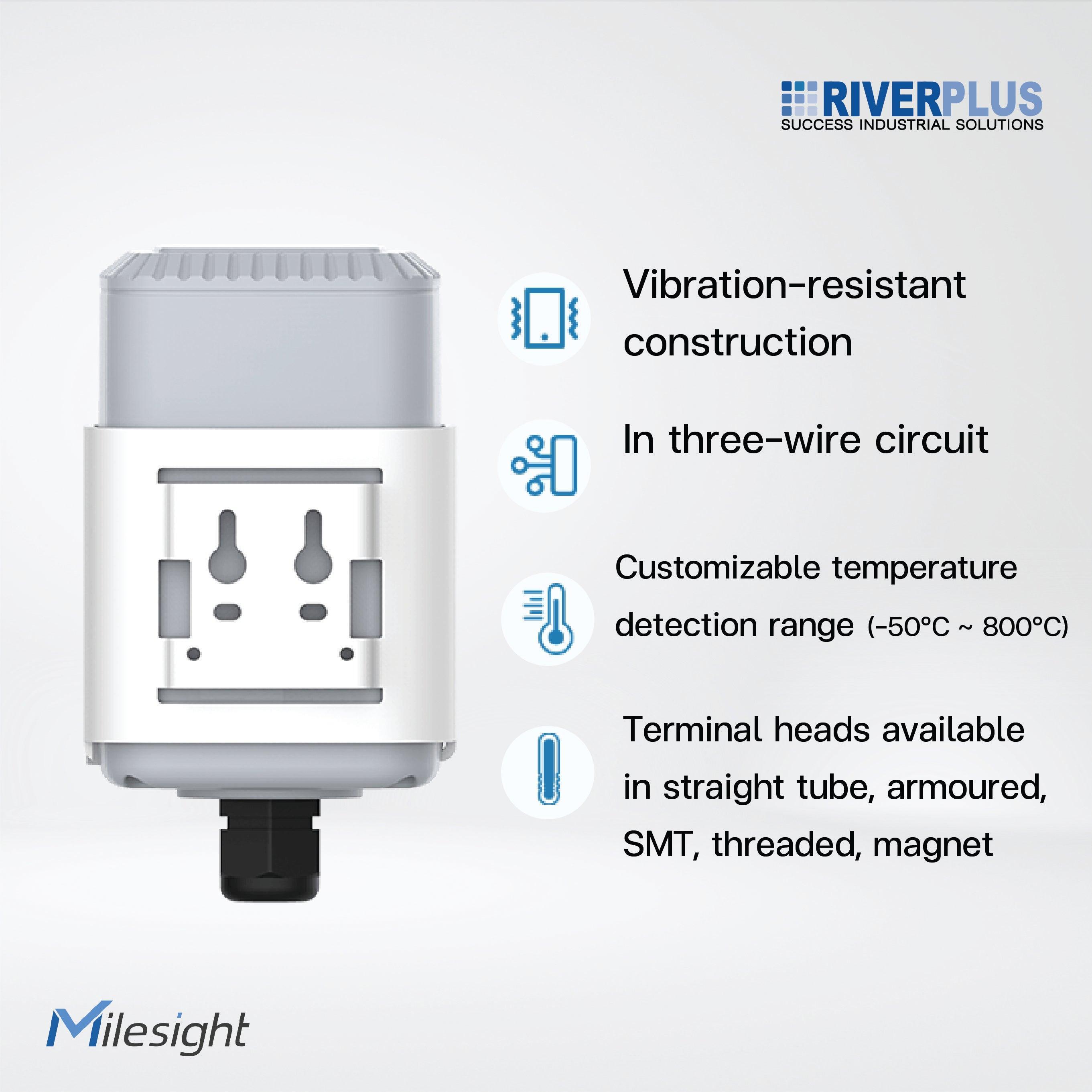 EM500-PT100-T800 Industrial Temperature Sensor/ -50°C ~ 800°C - Riverplus