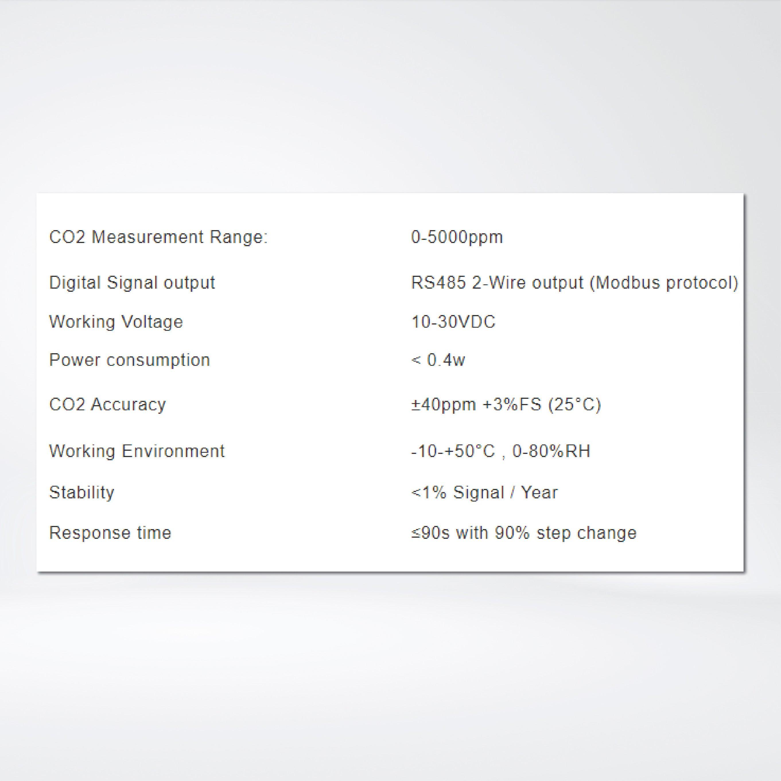 ES101CO2 Outdoor CO2 Carbon Dioxide Sensor - Riverplus