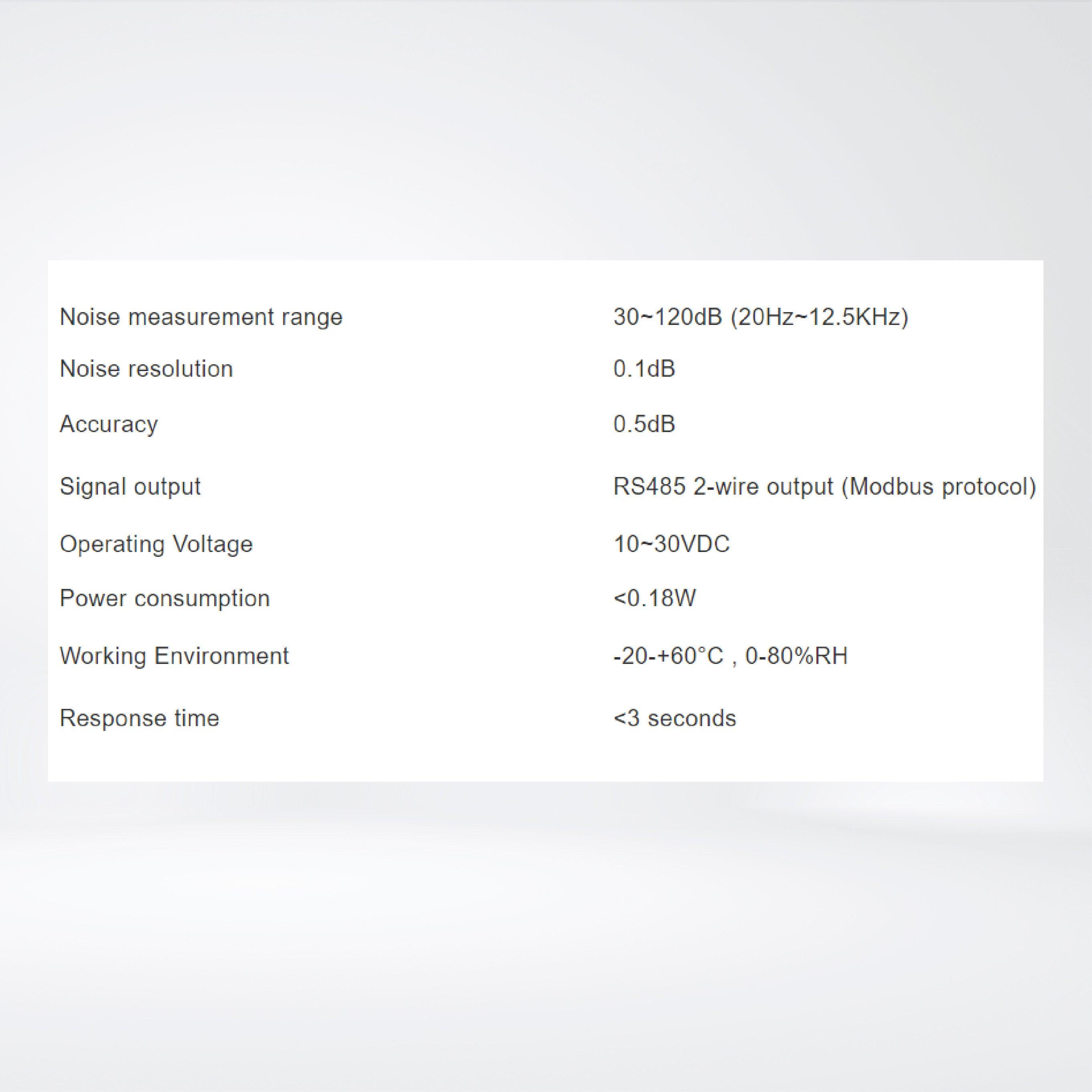 ES101NL Outdoor Noise Level Sensor - Riverplus