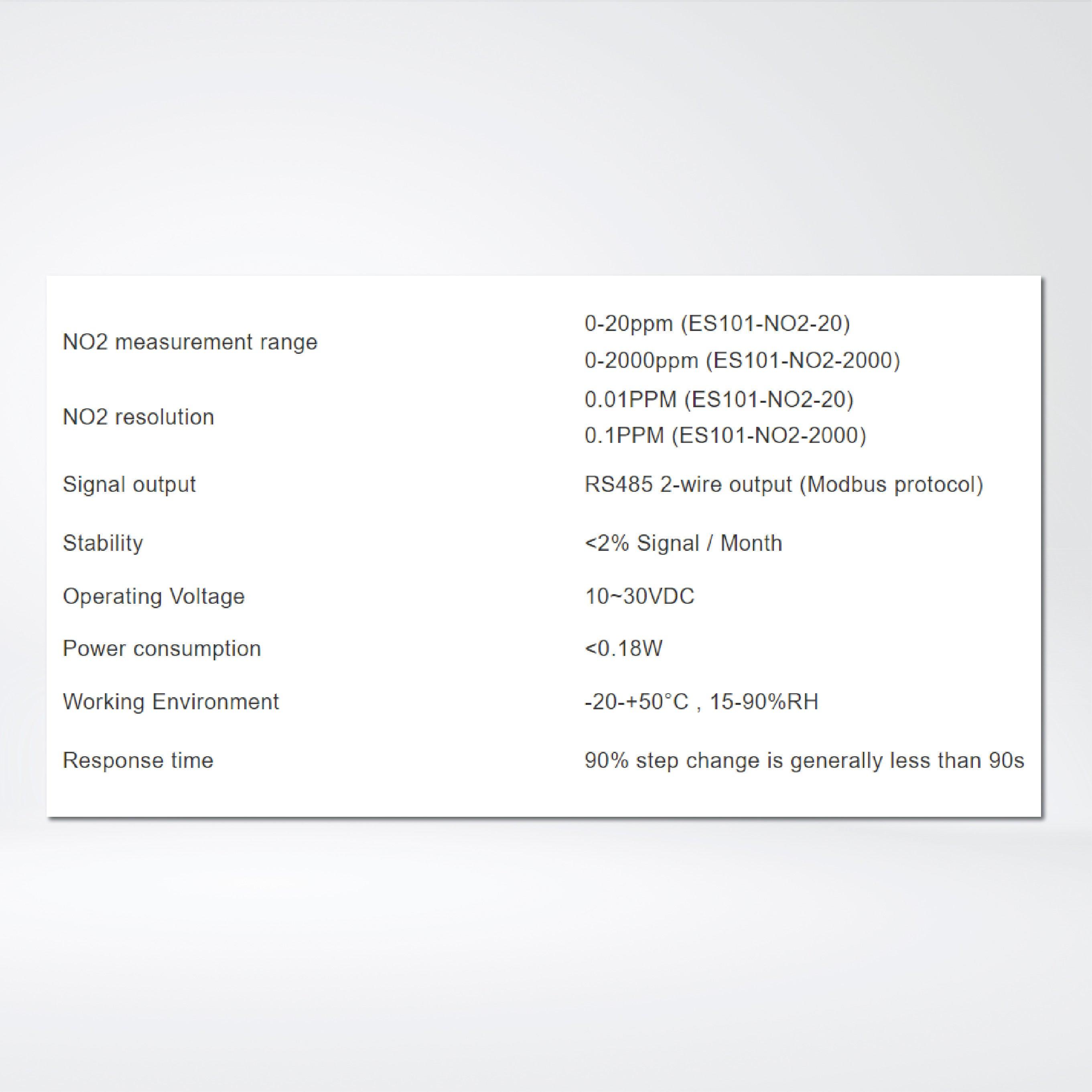 ES101NO2 Outdoor Nitrogen Dioxide NO2 Sensor - Riverplus
