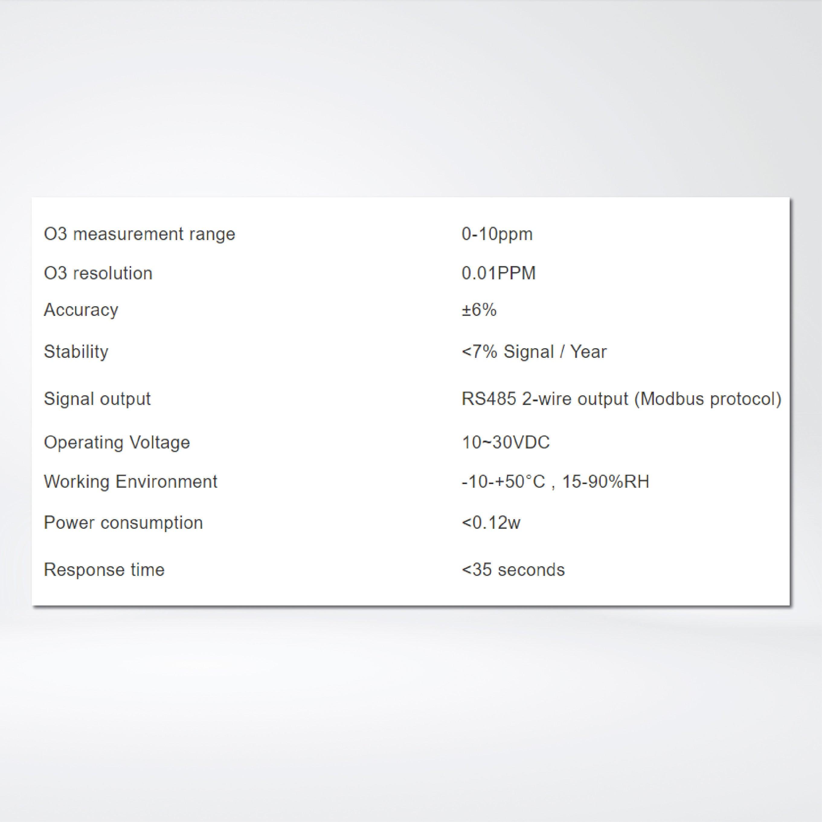 ES101O3 - 10 Outdoor Ozon O3 Sensor - Riverplus