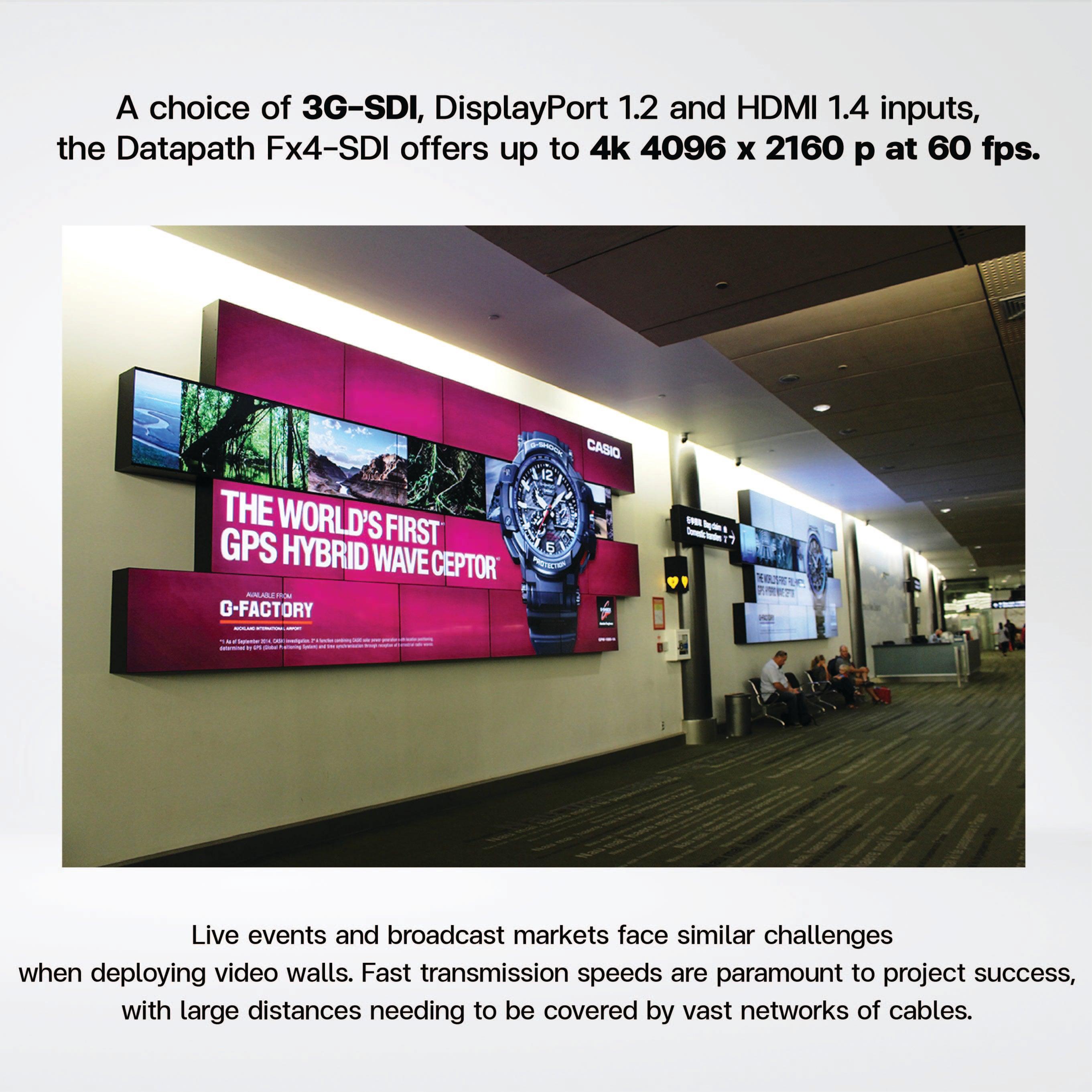 Fx4-SDI Display controller offers the perfect solution for staging and televised video walls - Riverplus