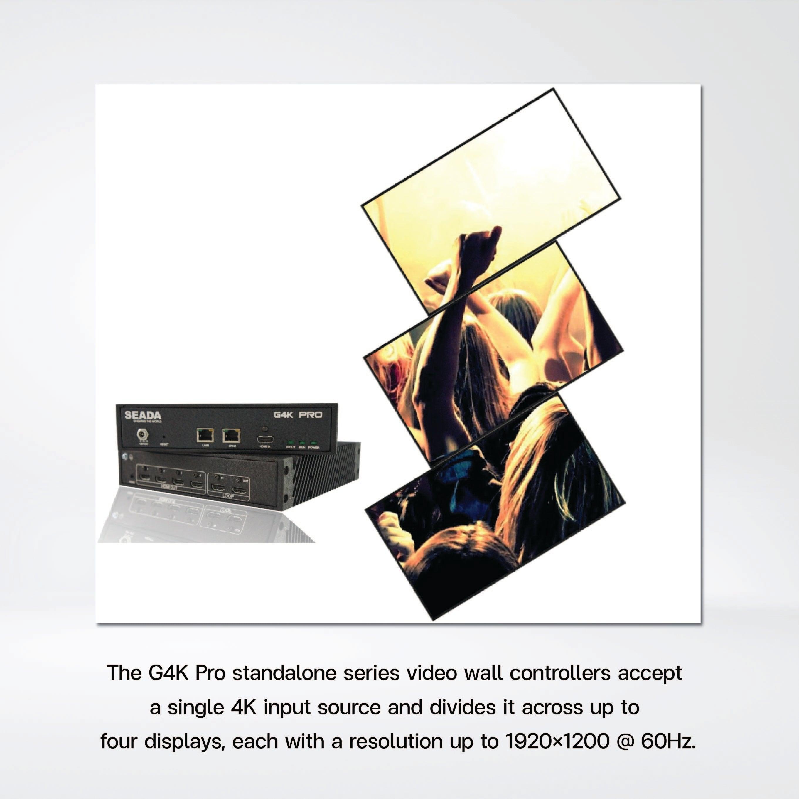 G4K Pro Creative Video Wall Controllers - Riverplus