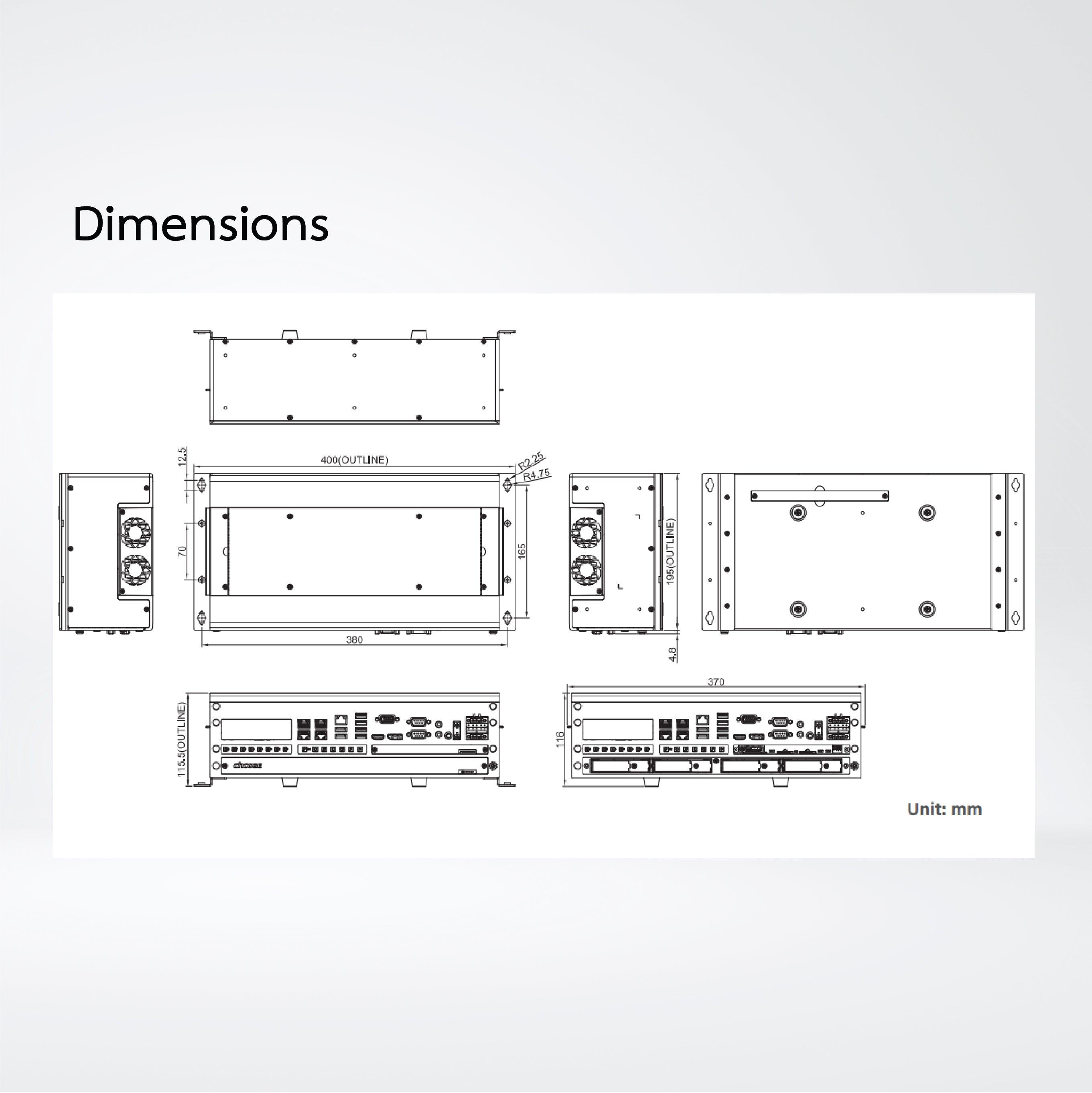 GP-3000 Dual Full-length GPU Expandable Computer - Riverplus