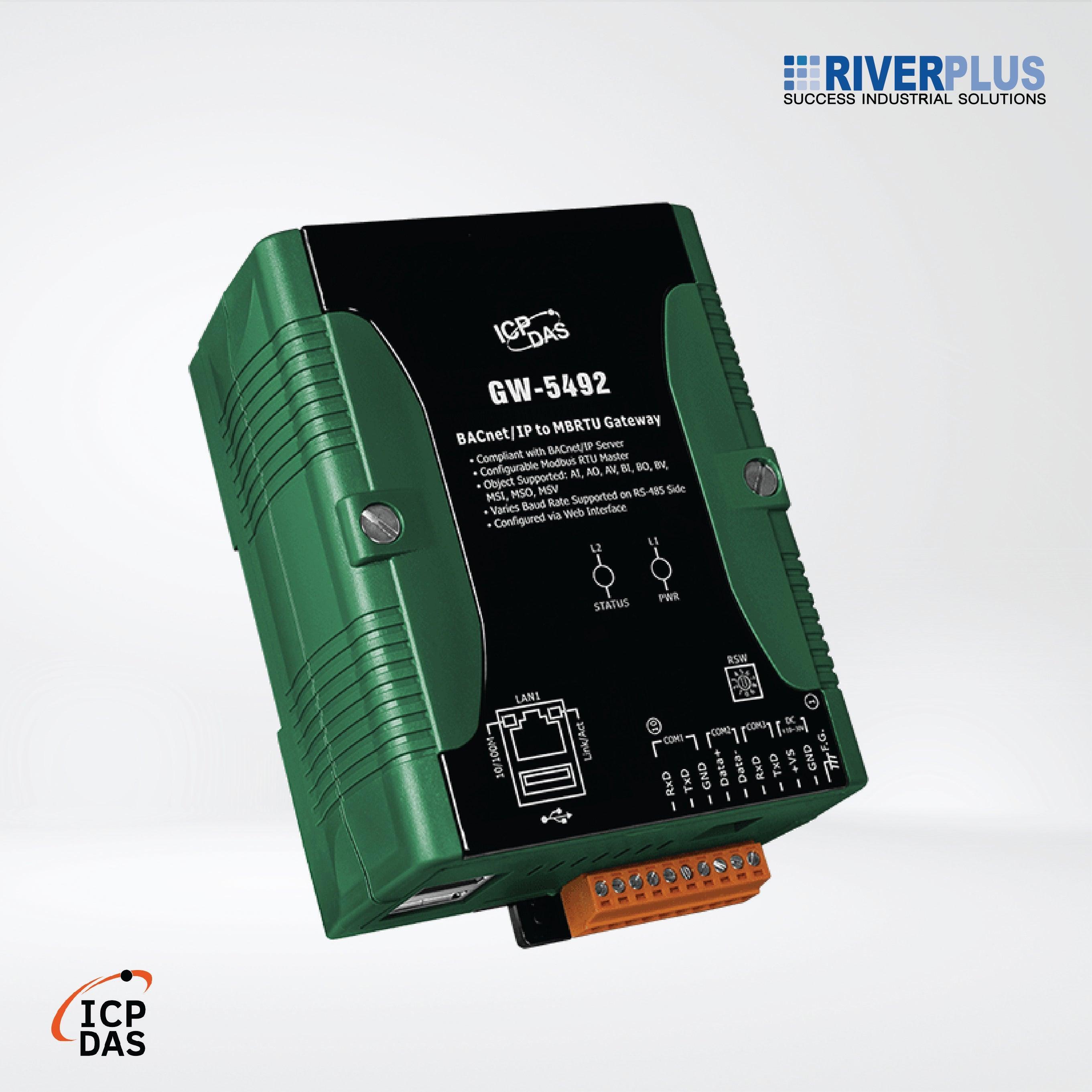 GW-5492 BACnet/IP to Modbus RTU Gateway - Riverplus