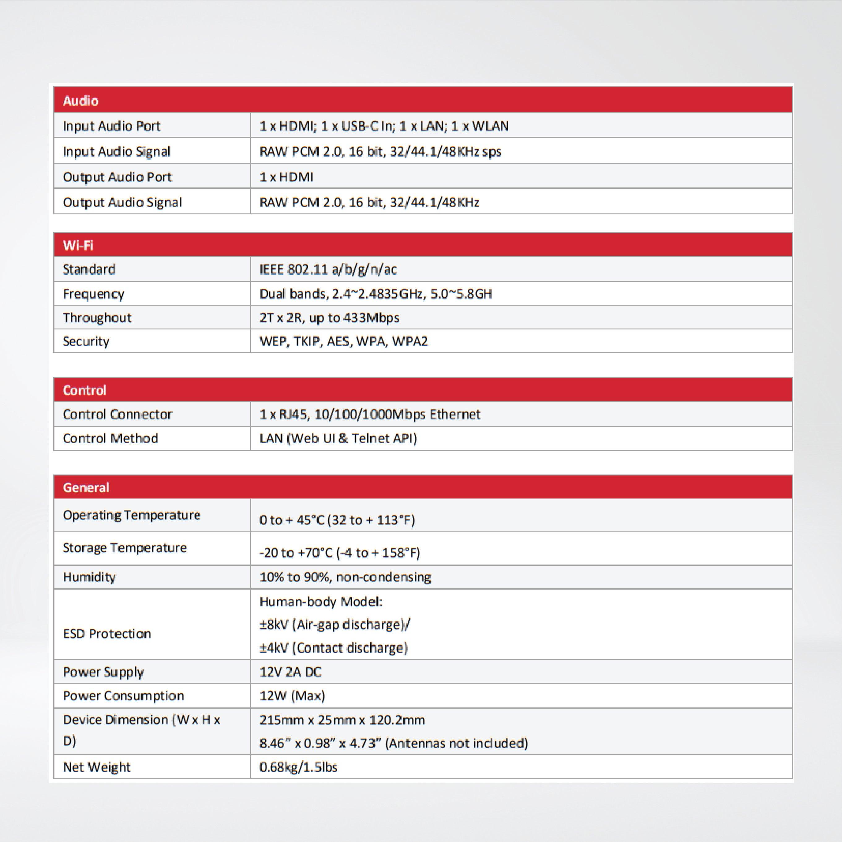 HT-RANGER 4K BYOD Presentation Switch - Riverplus