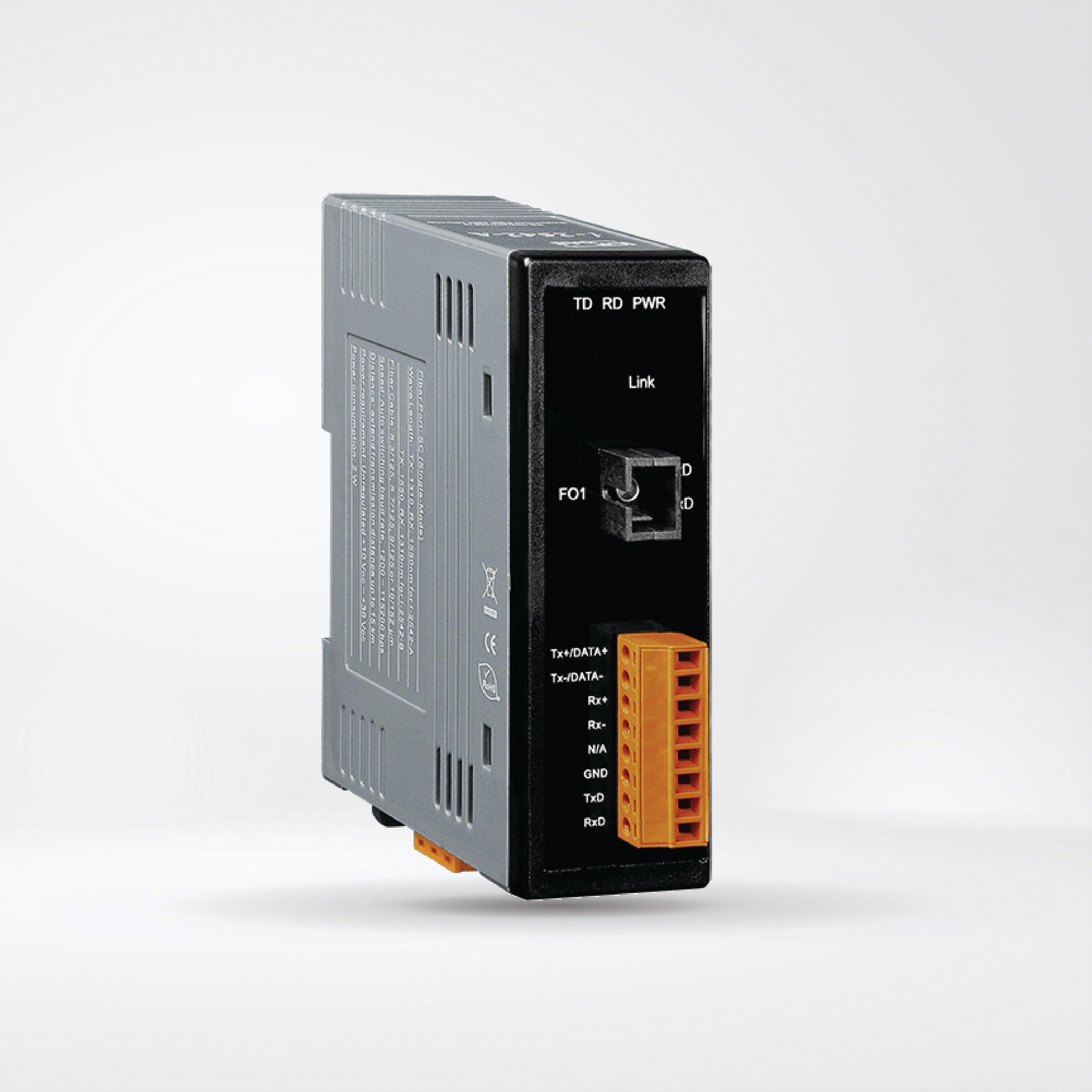 I-2542-A RS-232/422/485 to Single-Mode 15 Km, SC Fiber optic converter, TX 1310 nm, RX 1550 nm - Riverplus