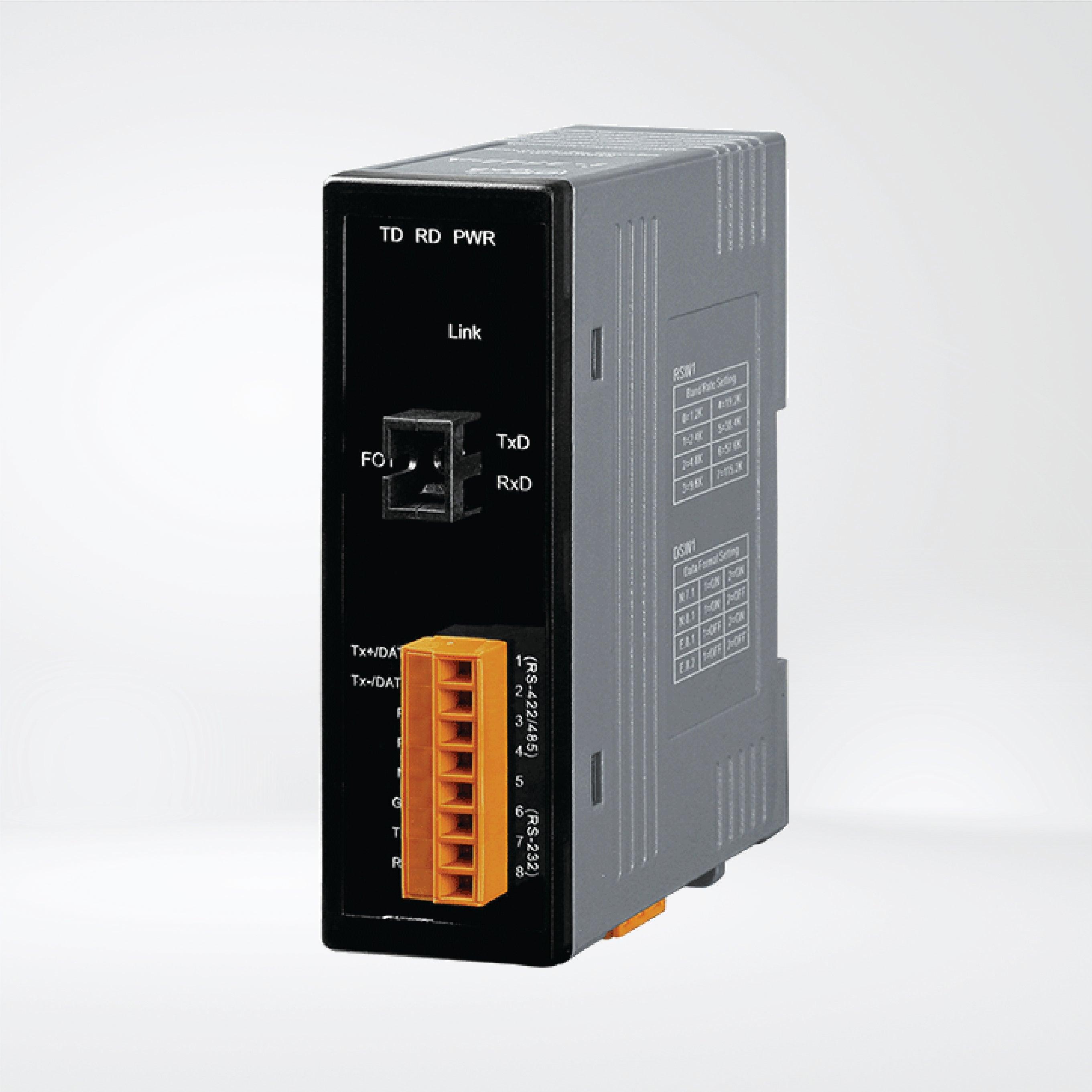 I-2542-A RS-232/422/485 to Single-Mode 15 Km, SC Fiber optic converter, TX 1310 nm, RX 1550 nm - Riverplus