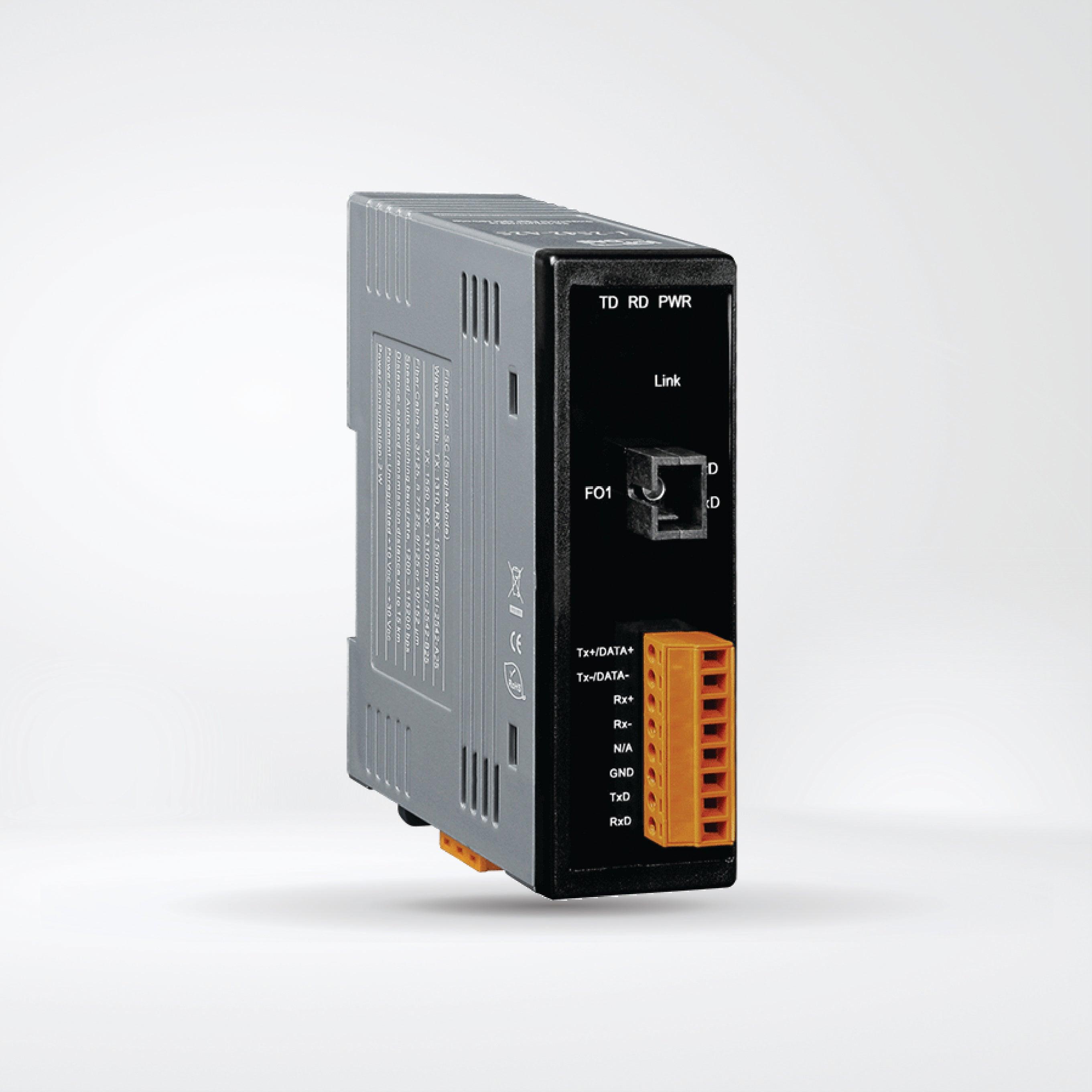 I-2542-B25 RS-232/422/485 to Single-Mode 25 Km, SC Fiber optic converter, TX 1550 nm, RX 1310 nm - Riverplus