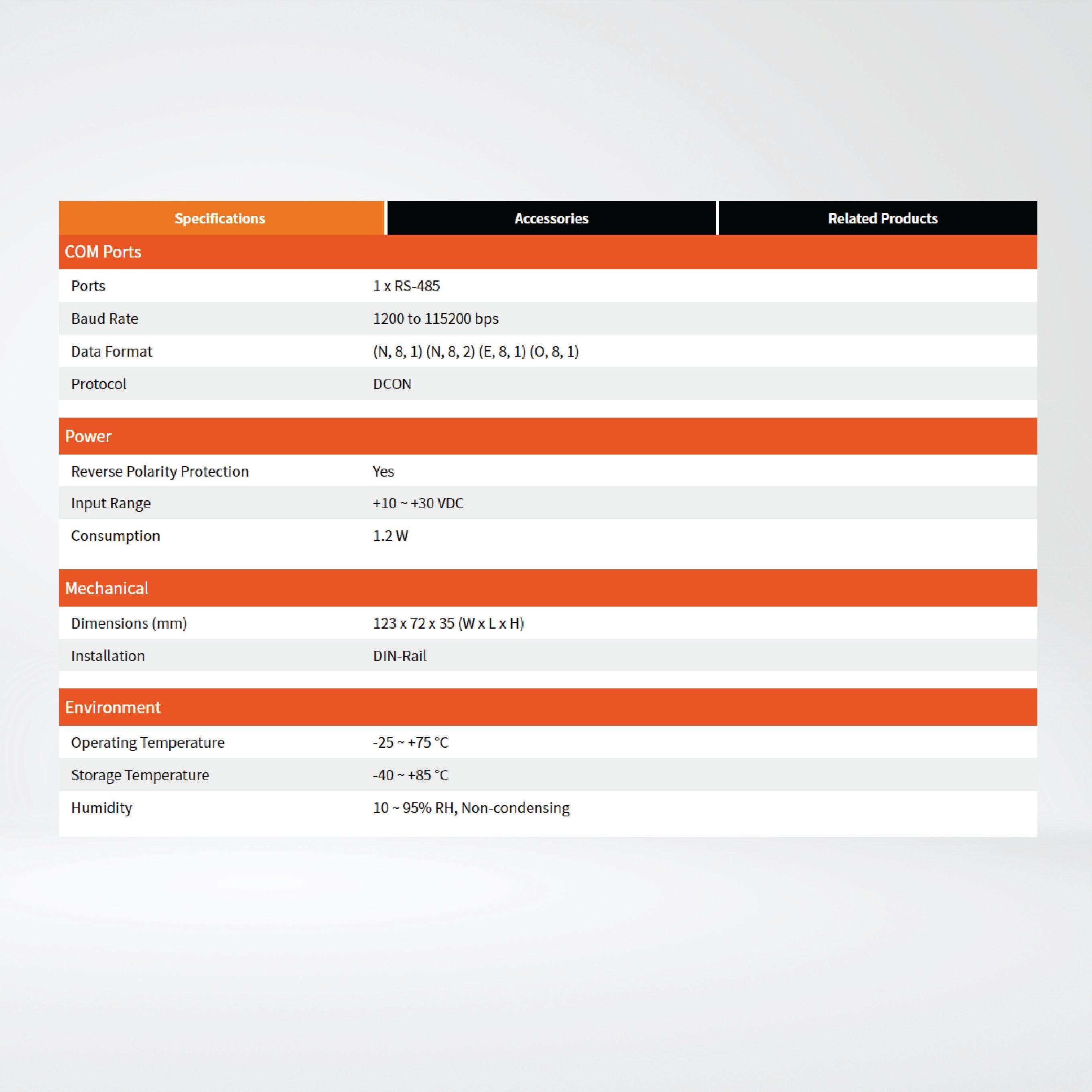 I-7019R 8-ch Universal AI Module with High Voltage Protection - Riverplus