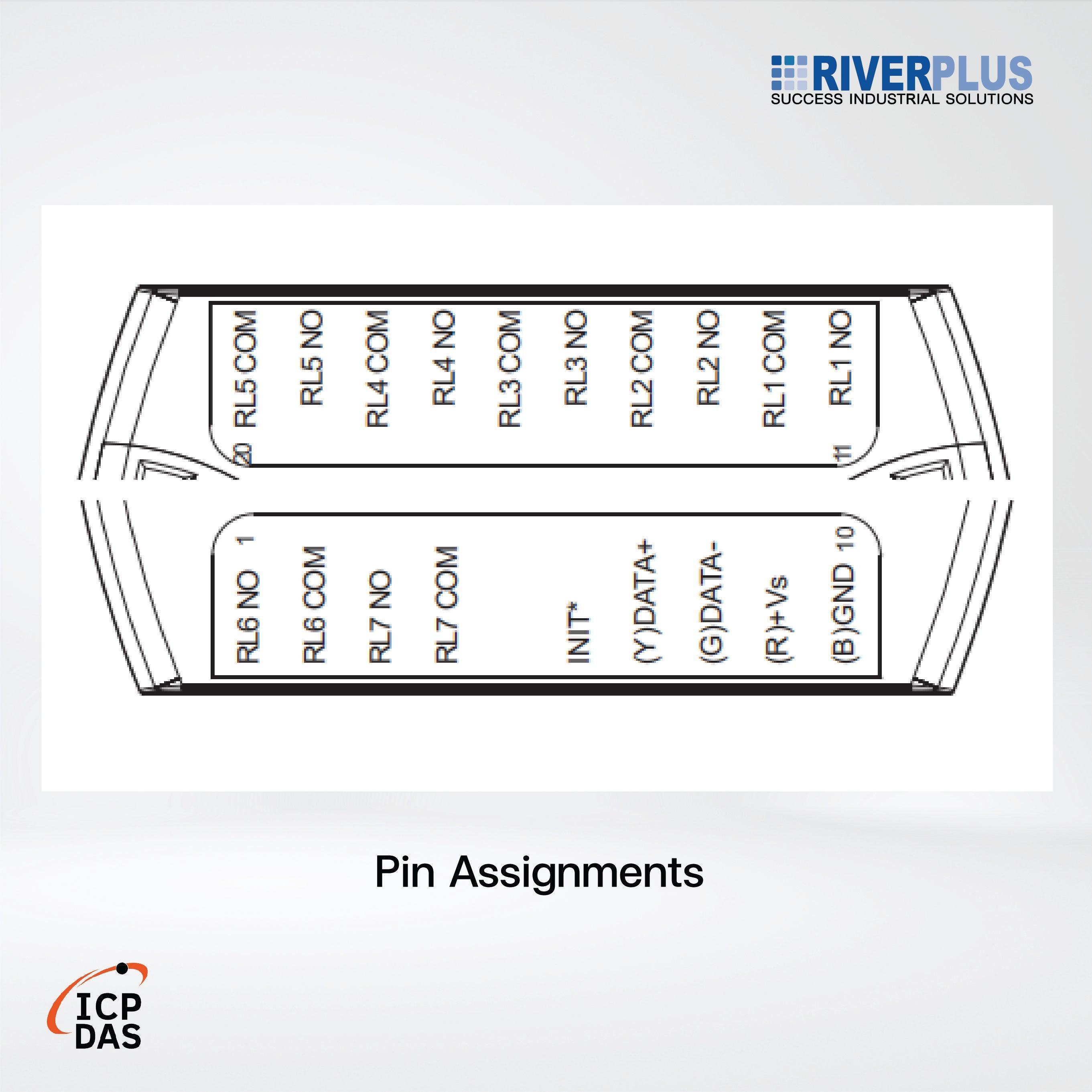 I-7067 7-ch Signal Relay Module - Riverplus