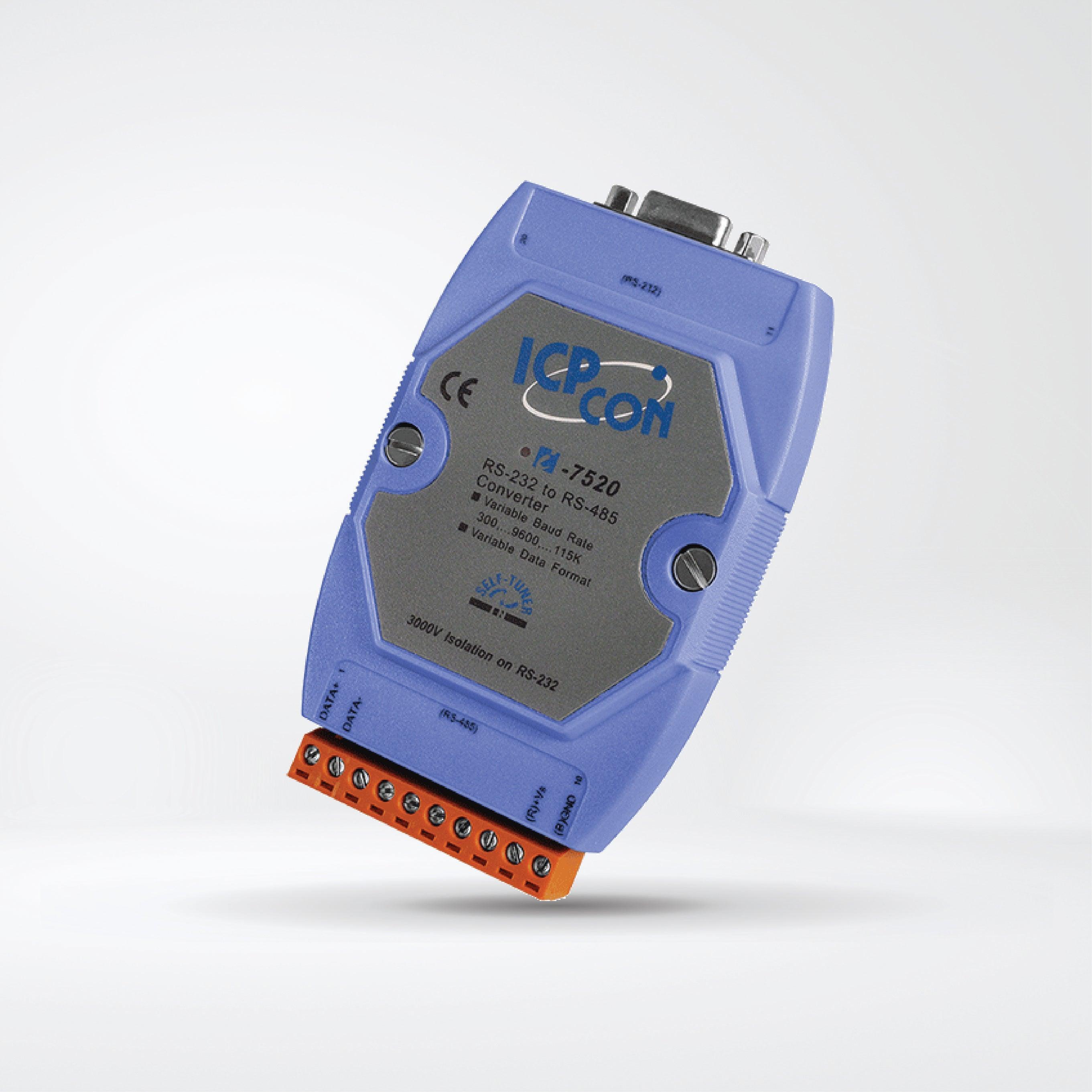 I-7520 Isolated RS-232 to RS-485 Converter - Riverplus