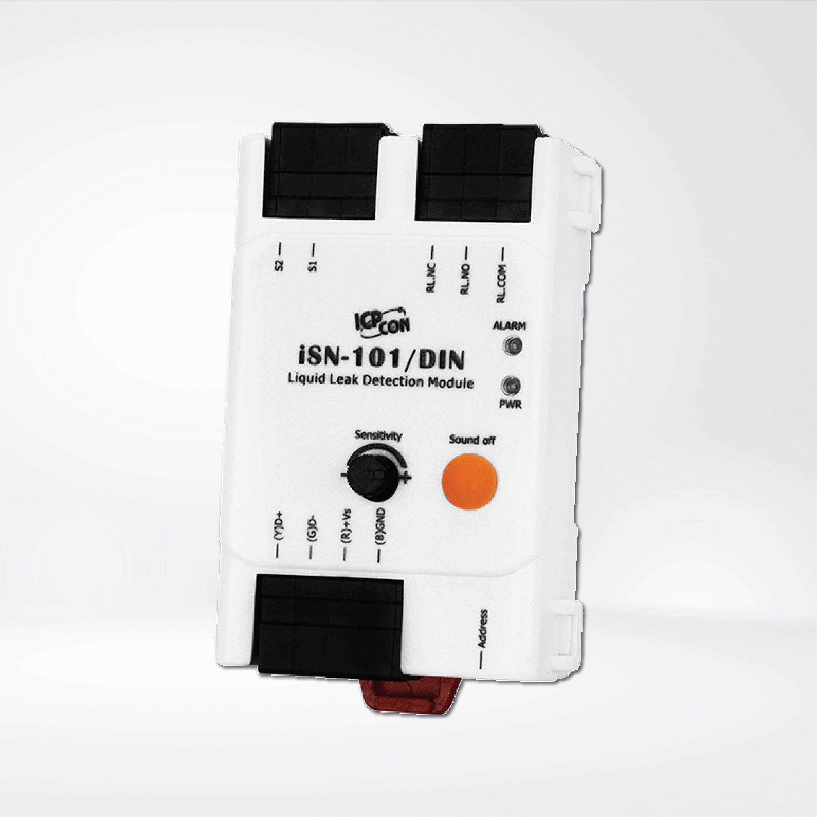 iSN-101/DIN 1-channel Liquid Leak Detection Module - Riverplus