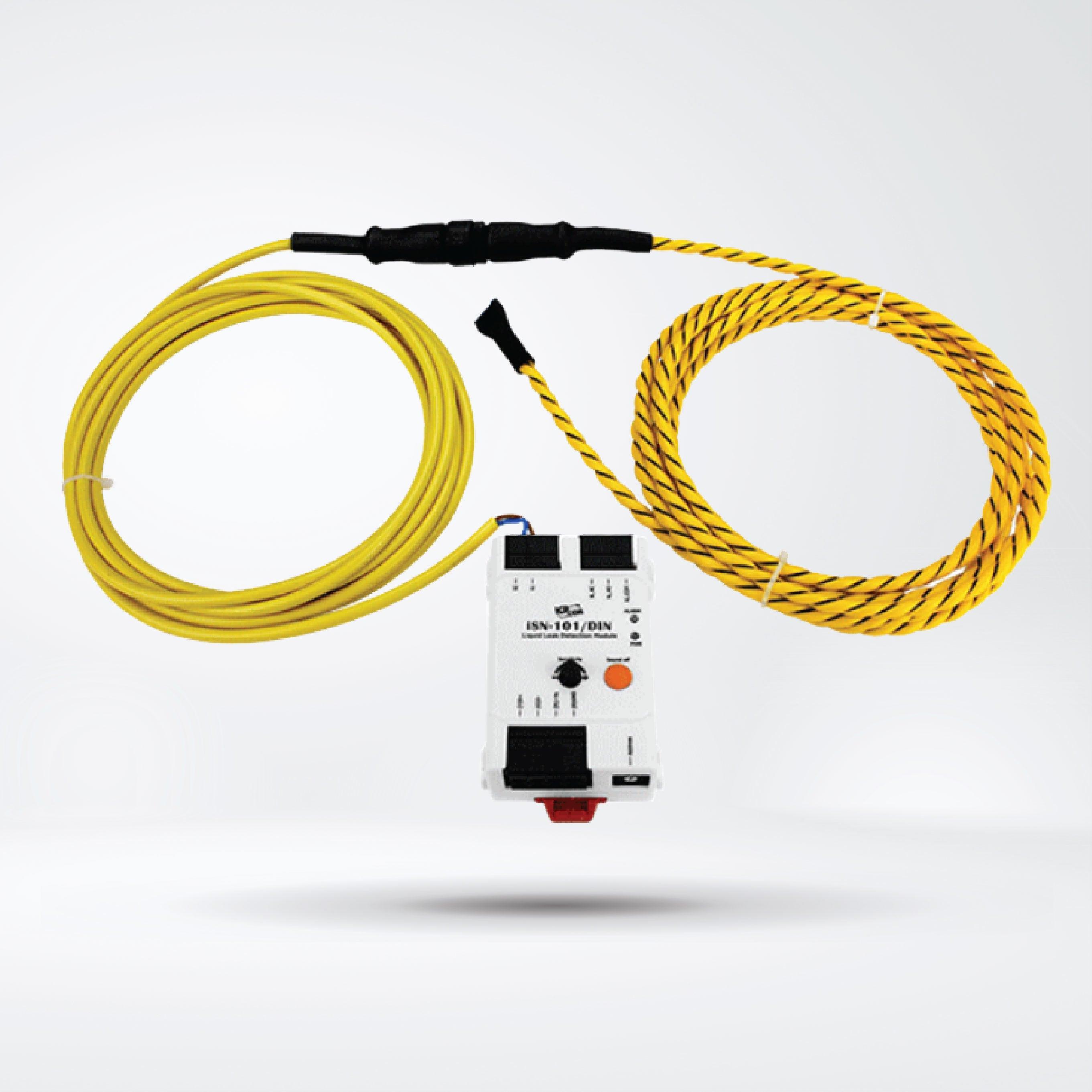 iSN-101/S2/DIN 1-channel Liquid Leak Detection Module with cables - Riverplus