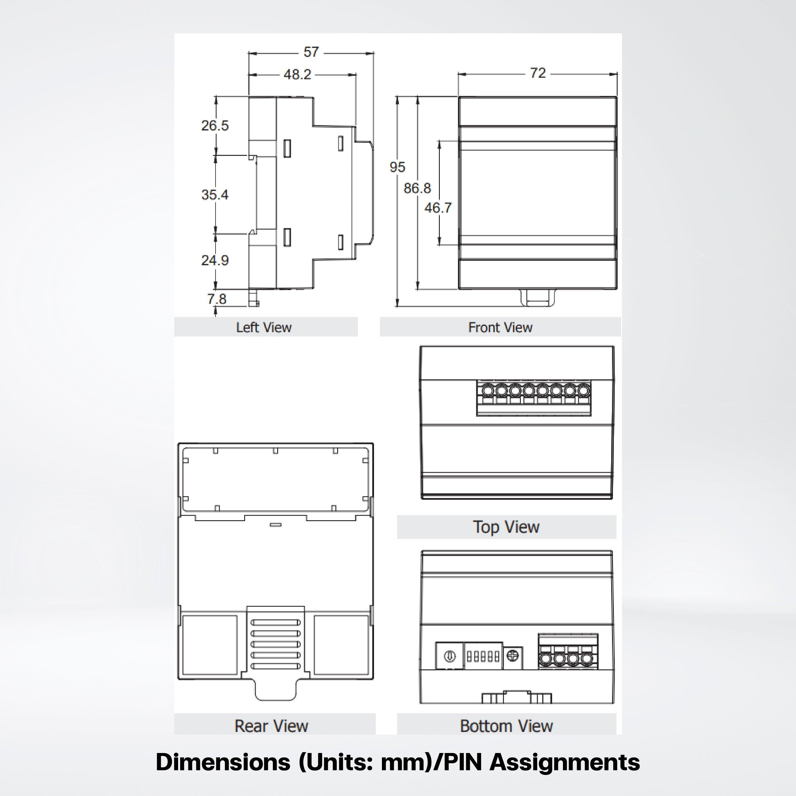 iSN-104 4-channel Liquid Leak Detection Module (RS-485 version) - Riverplus