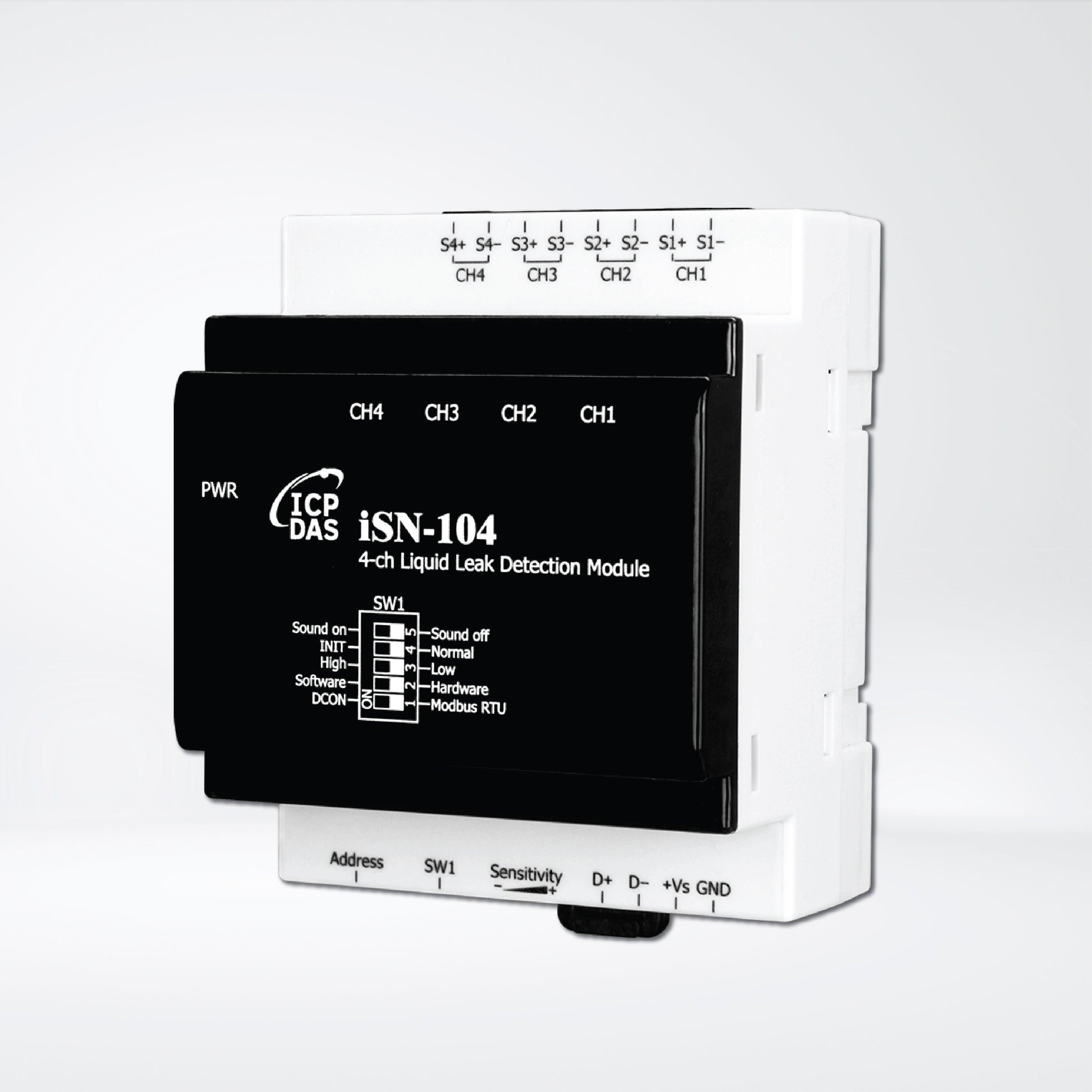 iSN-104 4-channel Liquid Leak Detection Module (RS-485 version) - Riverplus