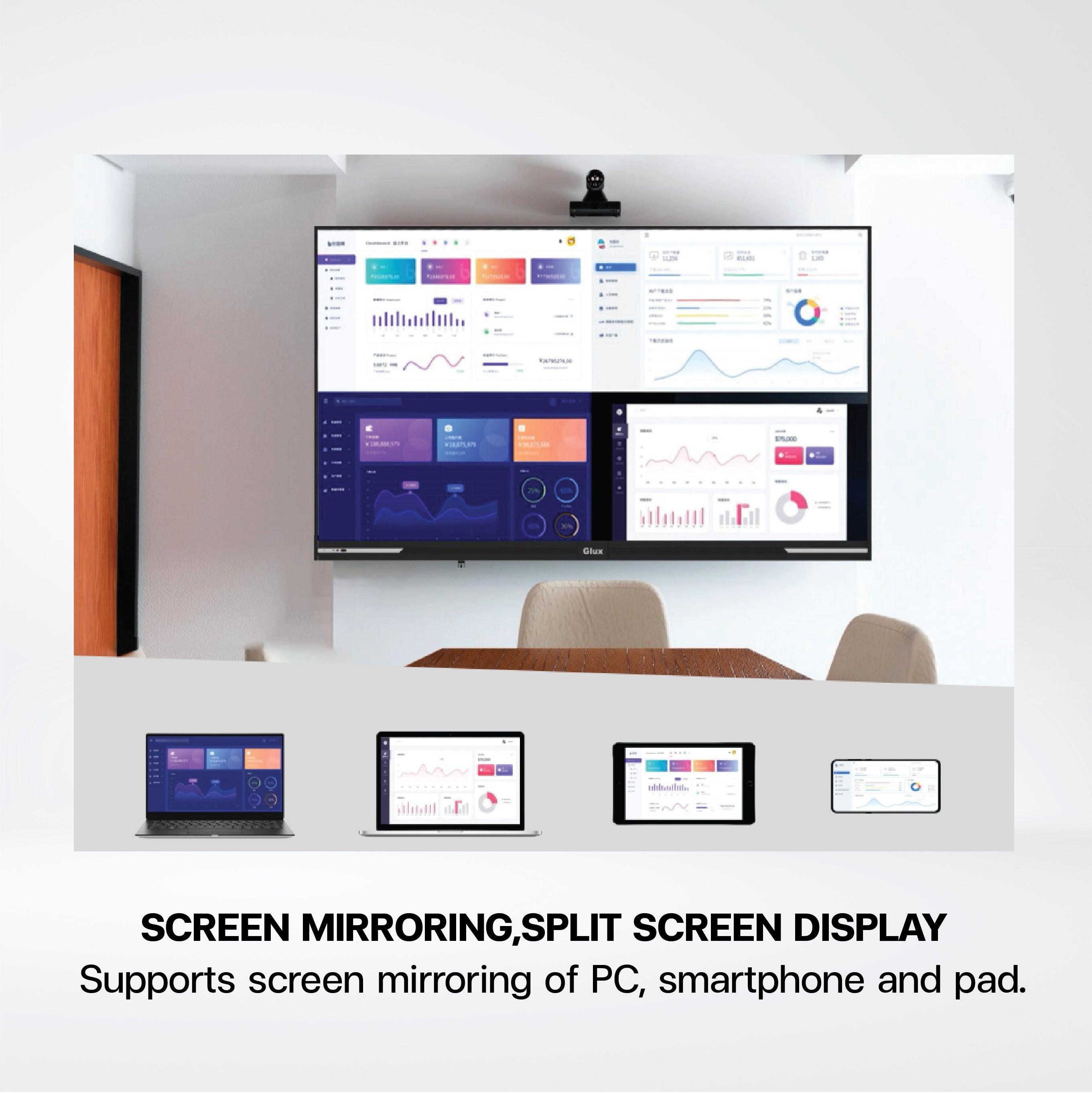 LED-iAT Ⅱ 165-4K Intelligent Interactive LED Meeting room Board - Riverplus