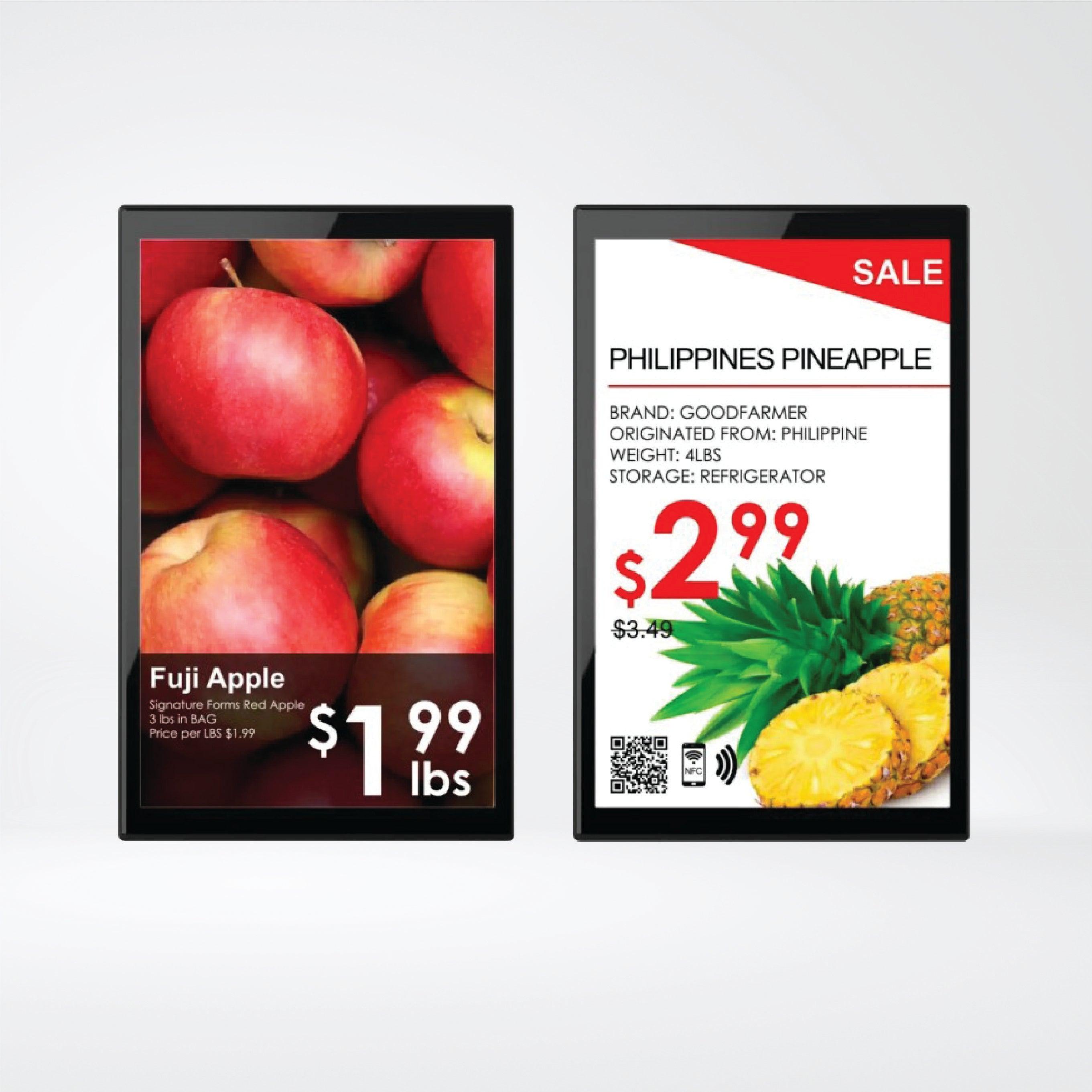 Lumina Aqua-10.1''classic size Full color IPS LCD Higher resolution, IP65 - Riverplus