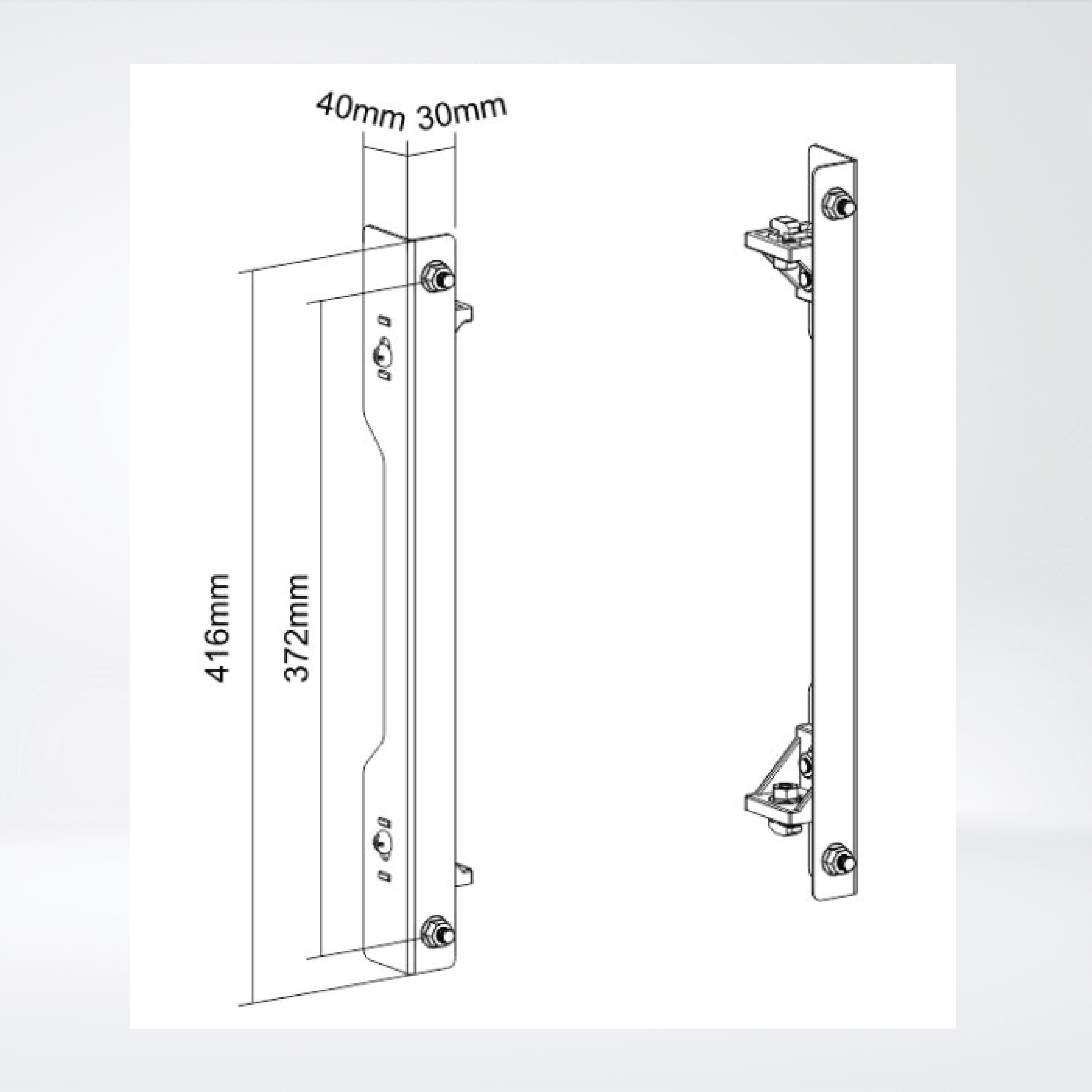LVW06-EDGE VIDEO WALL MOUNT EDGE - Riverplus