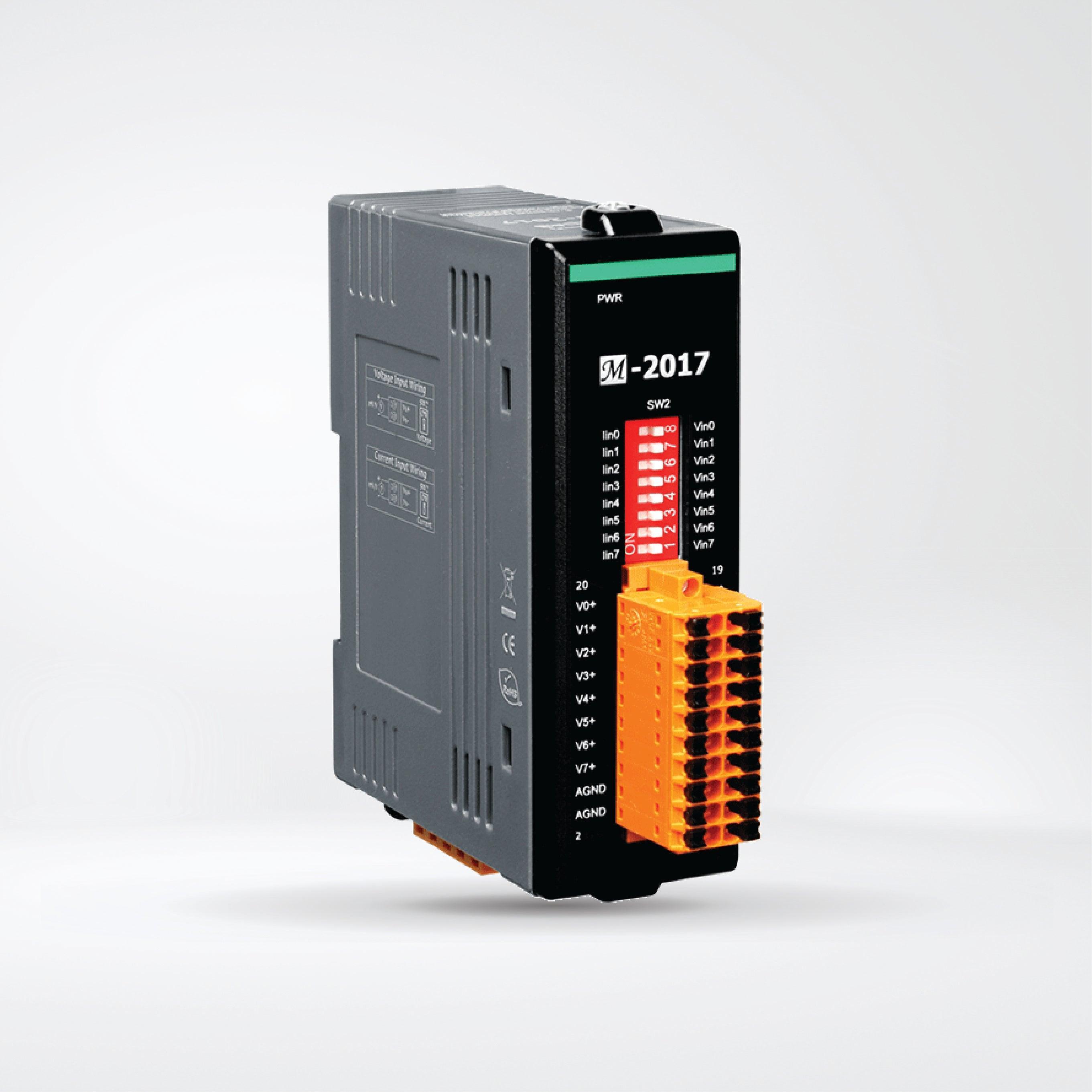 M-2017 8-channel Isolated Analog Input Module High Voltage Protection - Riverplus