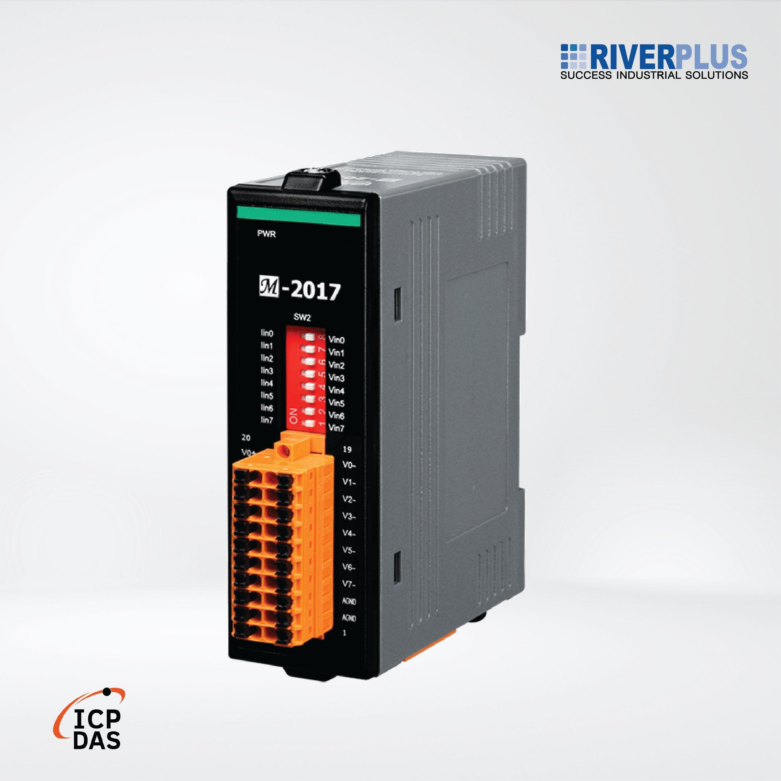 M-2017 8-channel Isolated Analog Input Module High Voltage Protection - Riverplus