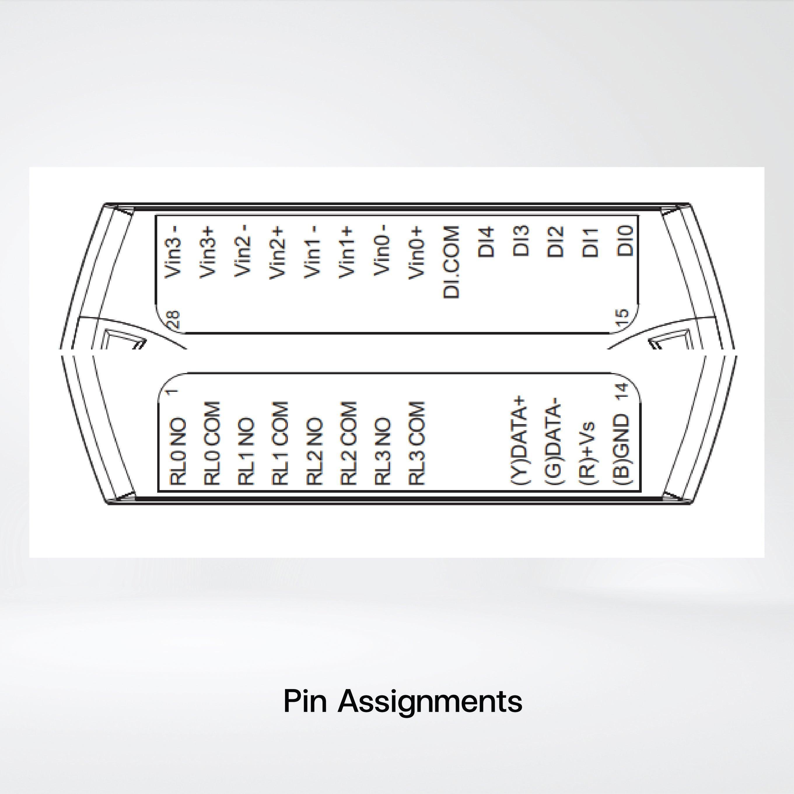 M-7002-G 4-ch AI, 5-ch DI and 4-ch Relay Module - Riverplus