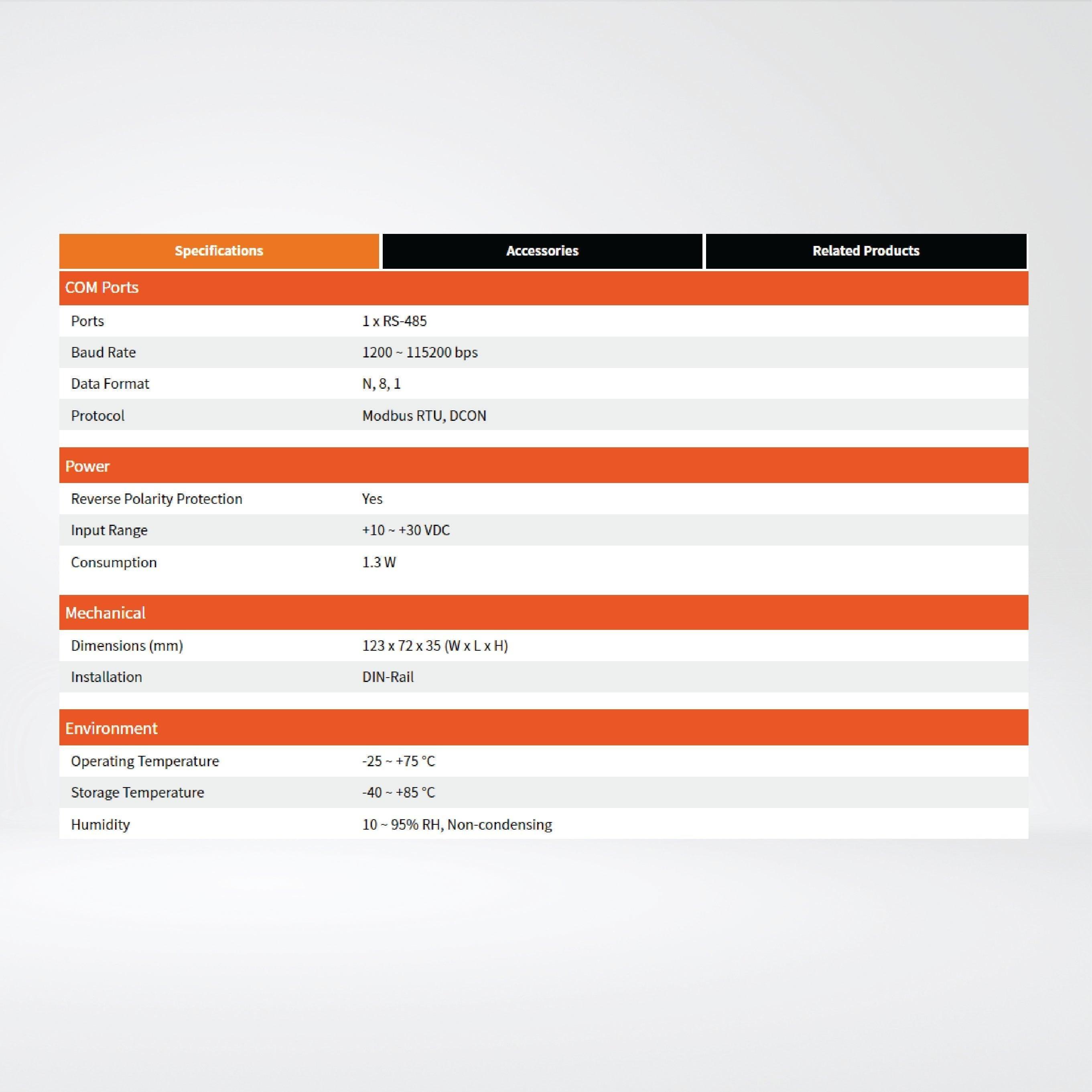 M-7017R-G 8-ch AI Module High Voltage Protection - Riverplus