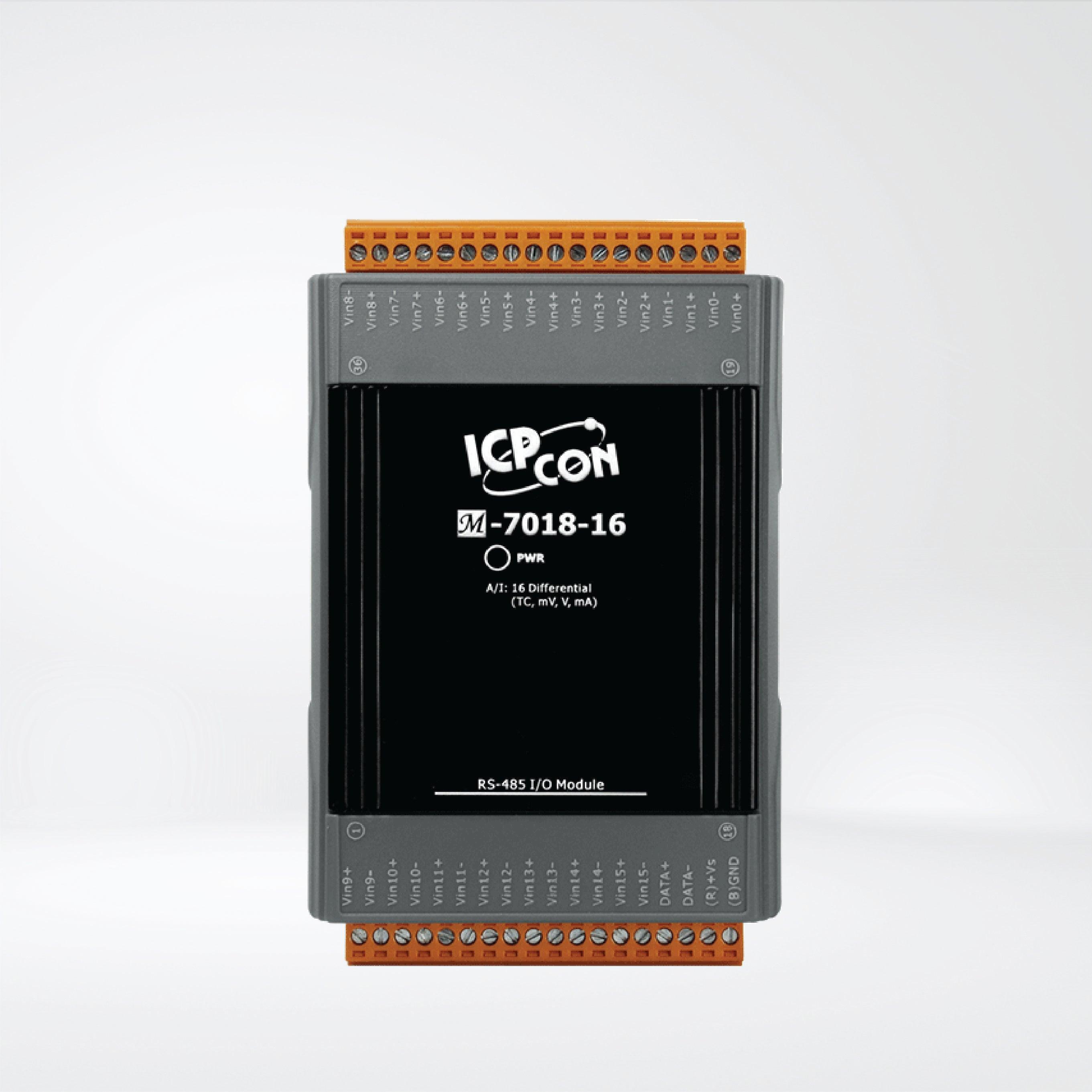 M-7018-16-G 16-ch Thermocouple Input Module - Riverplus