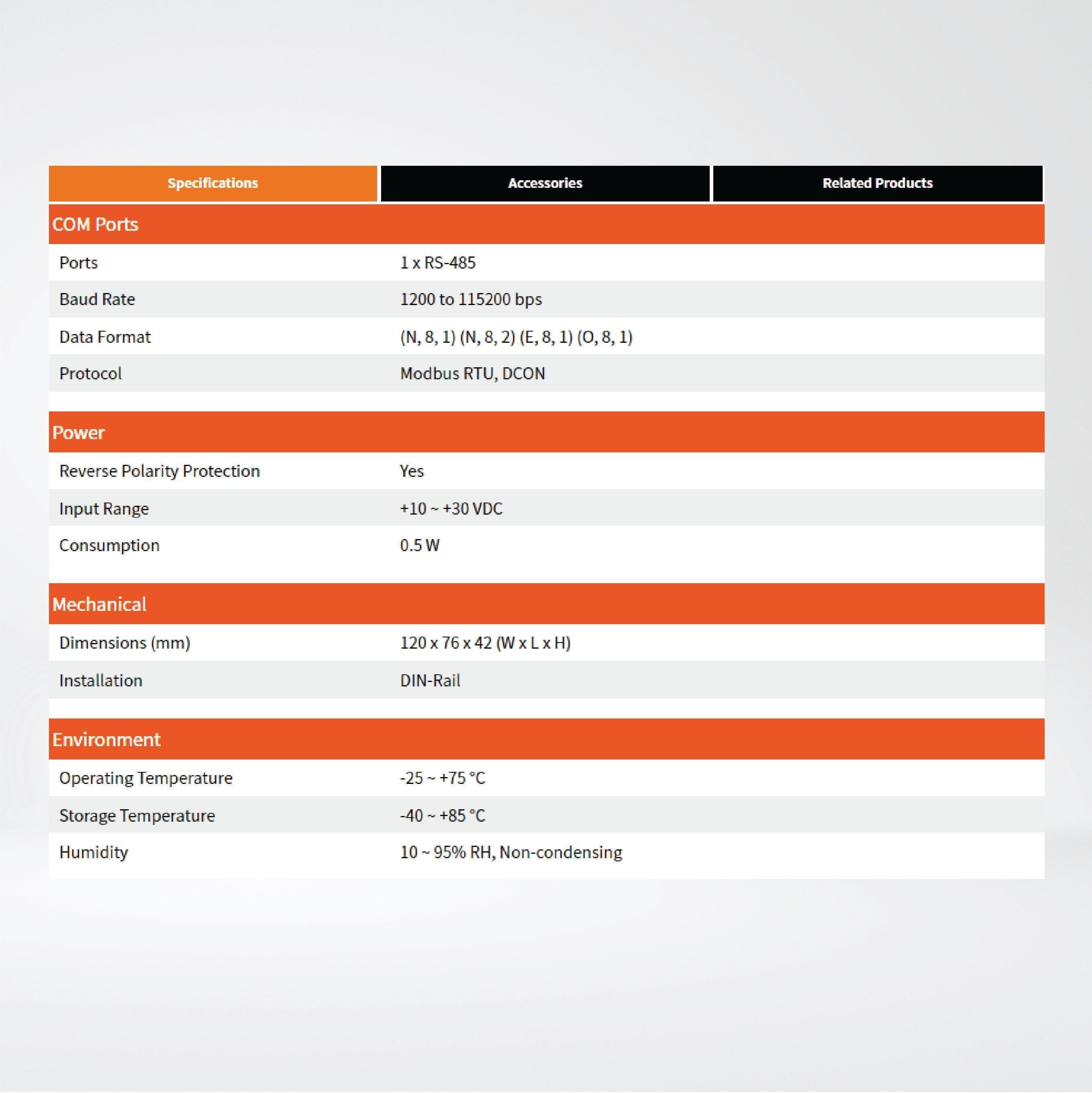 M-7018-16-G 16-ch Thermocouple Input Module - Riverplus