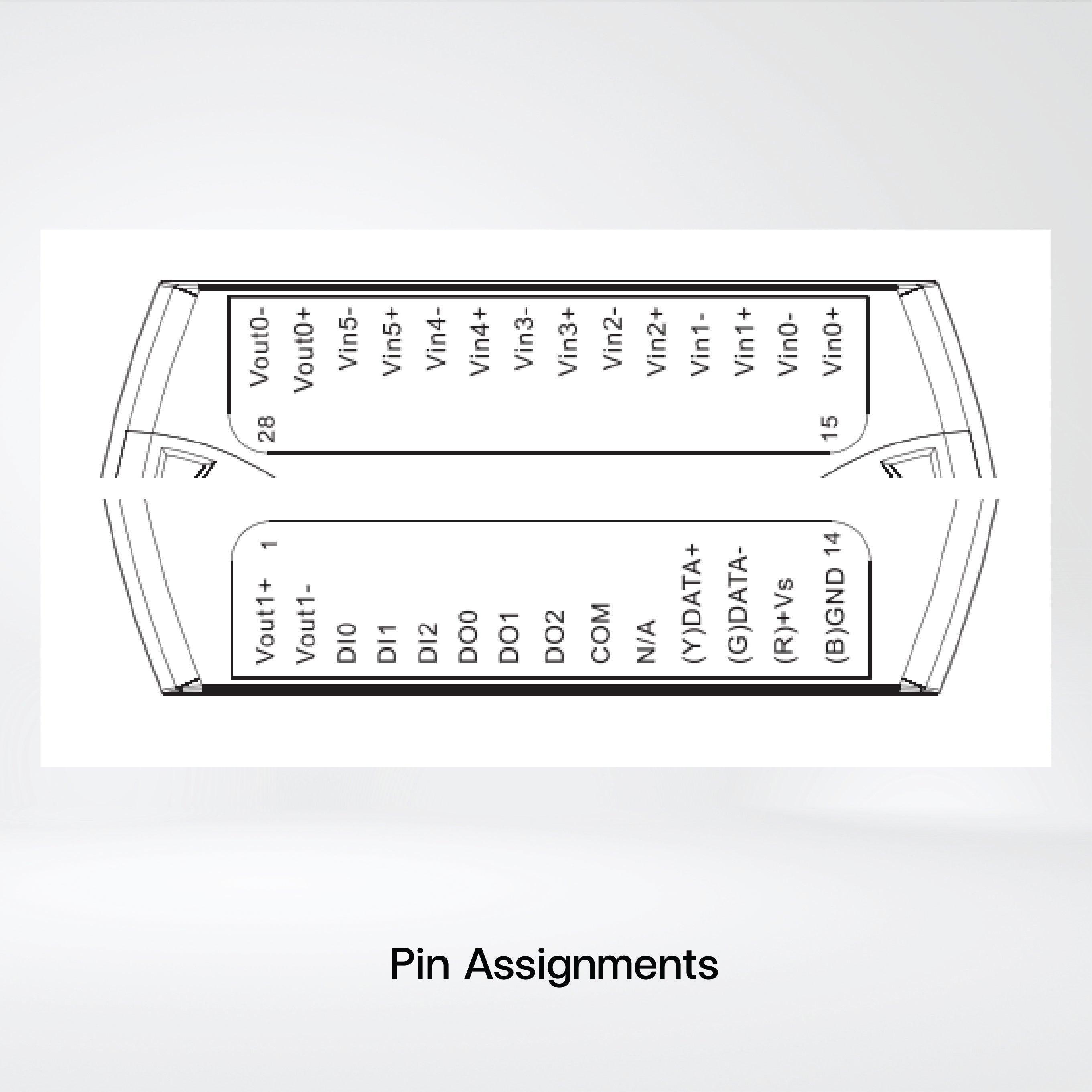 M-7026-G 6-ch AI, 2-ch AO, 3-ch DI and 3-ch DO Module - Riverplus