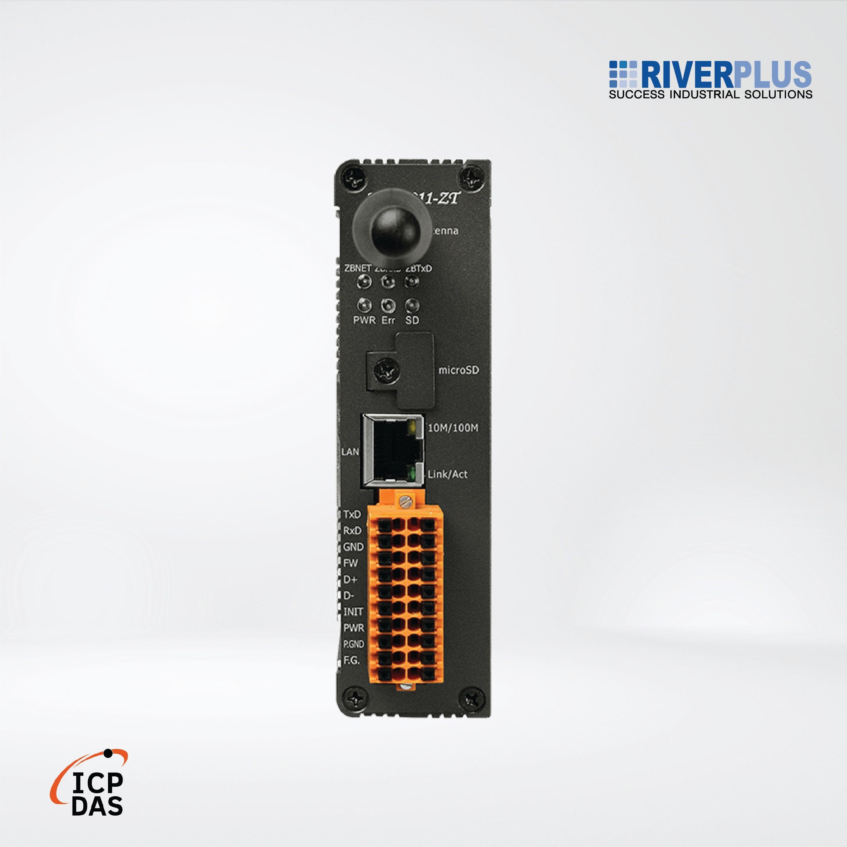 MDC-211-ZT ZigBee Modbus data concentrator 1x Ethernet, 1x RS-232 and 1x RS-485 - Riverplus