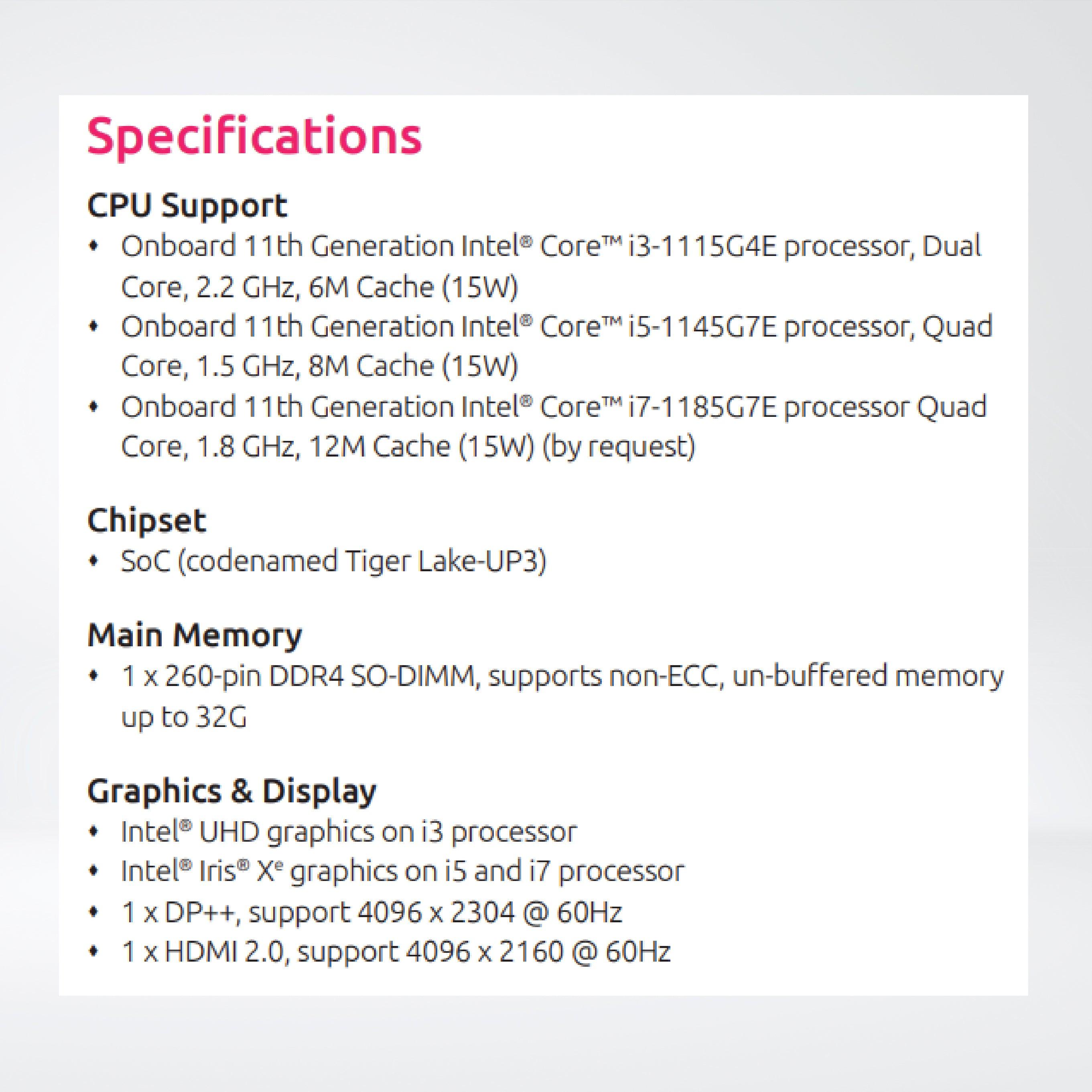 NDiS B360 Fanless Embedded Computer Powered by 11th Generation Intel® Core™ Processor - Riverplus
