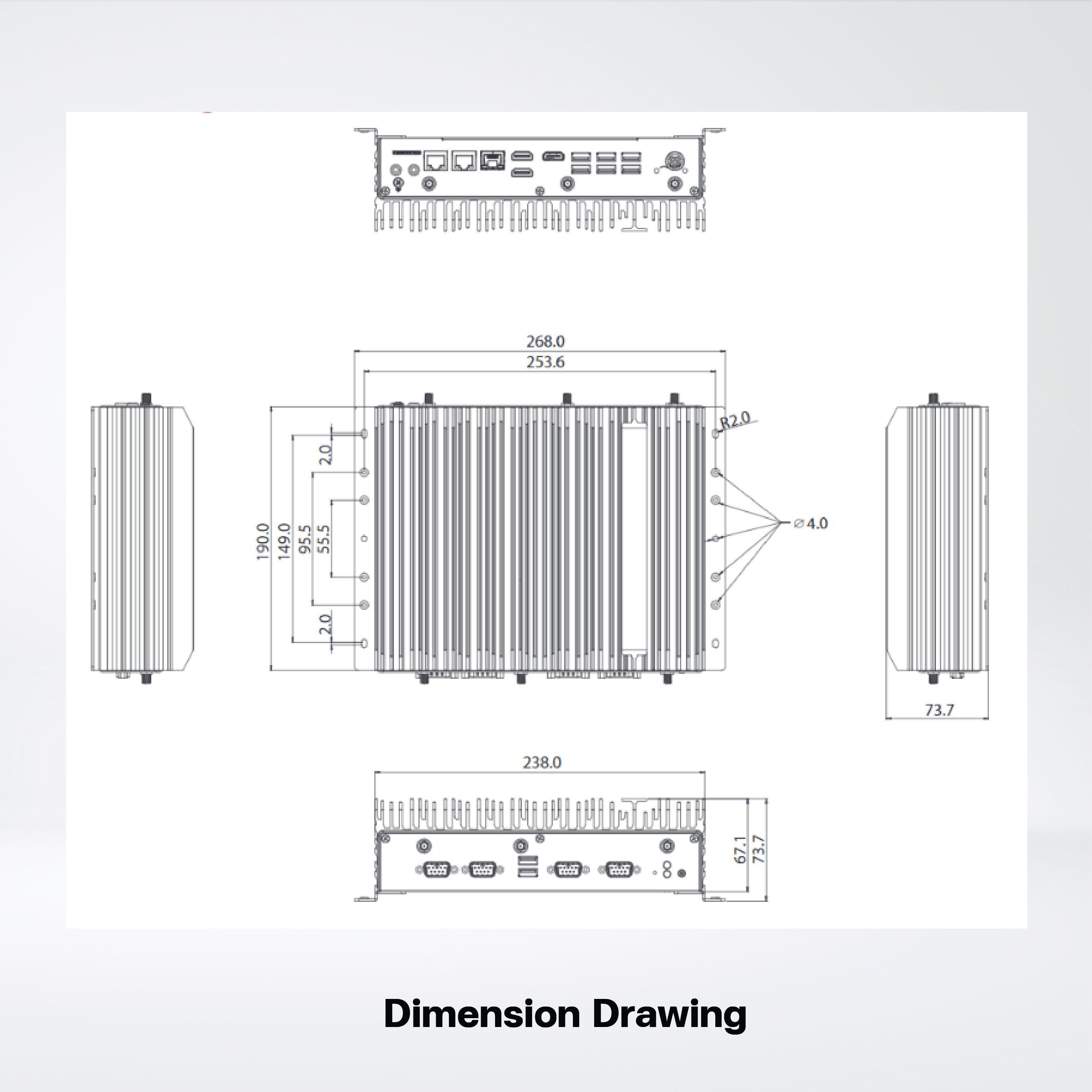 NDiS B561 Visual Edge Computer Powered by 12th Gen Intel® Core™ Processor - Riverplus