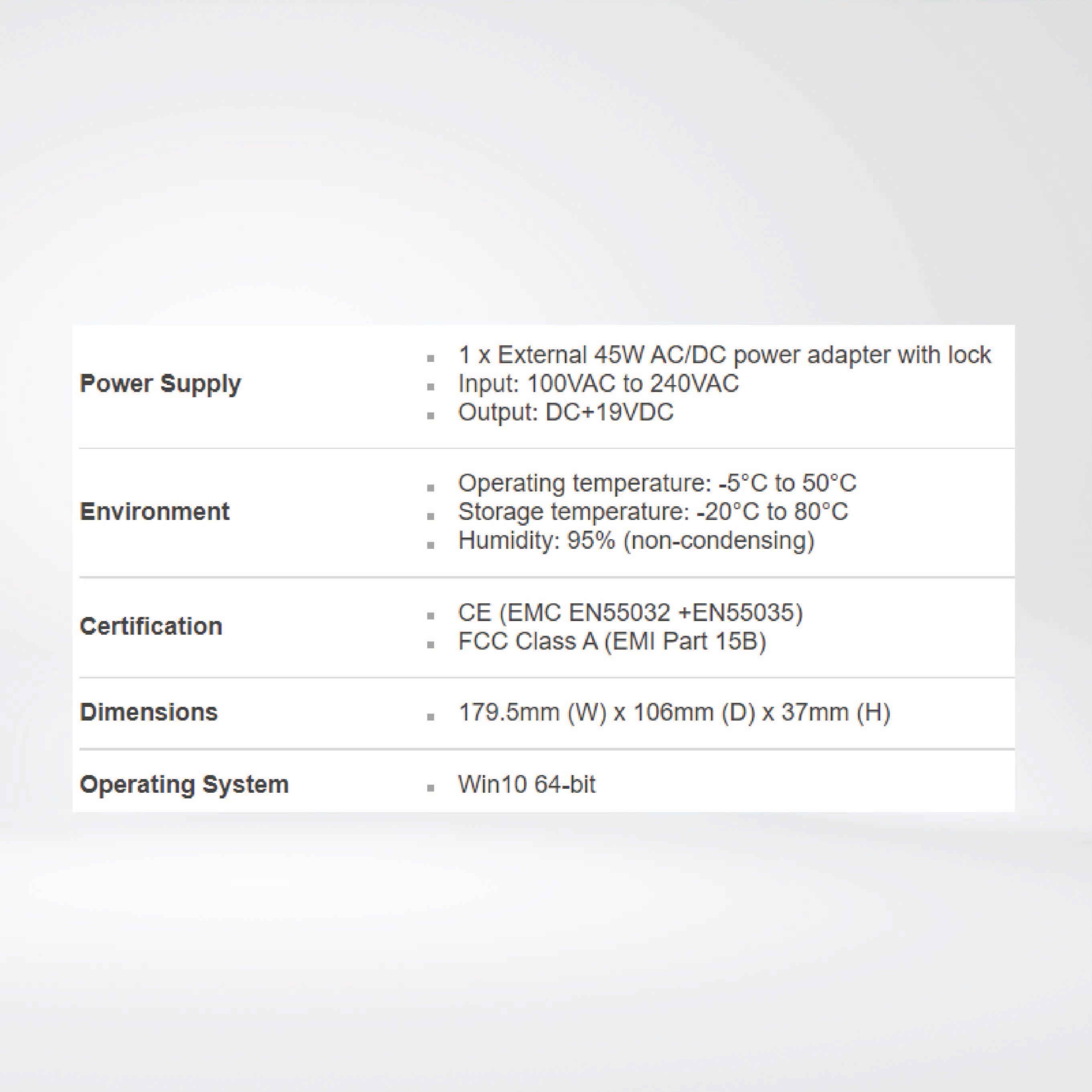 Neu-X100-J3455 Fanless Embedded Computer Powered by Intel® Apollo Lake N3350 Processor - Riverplus