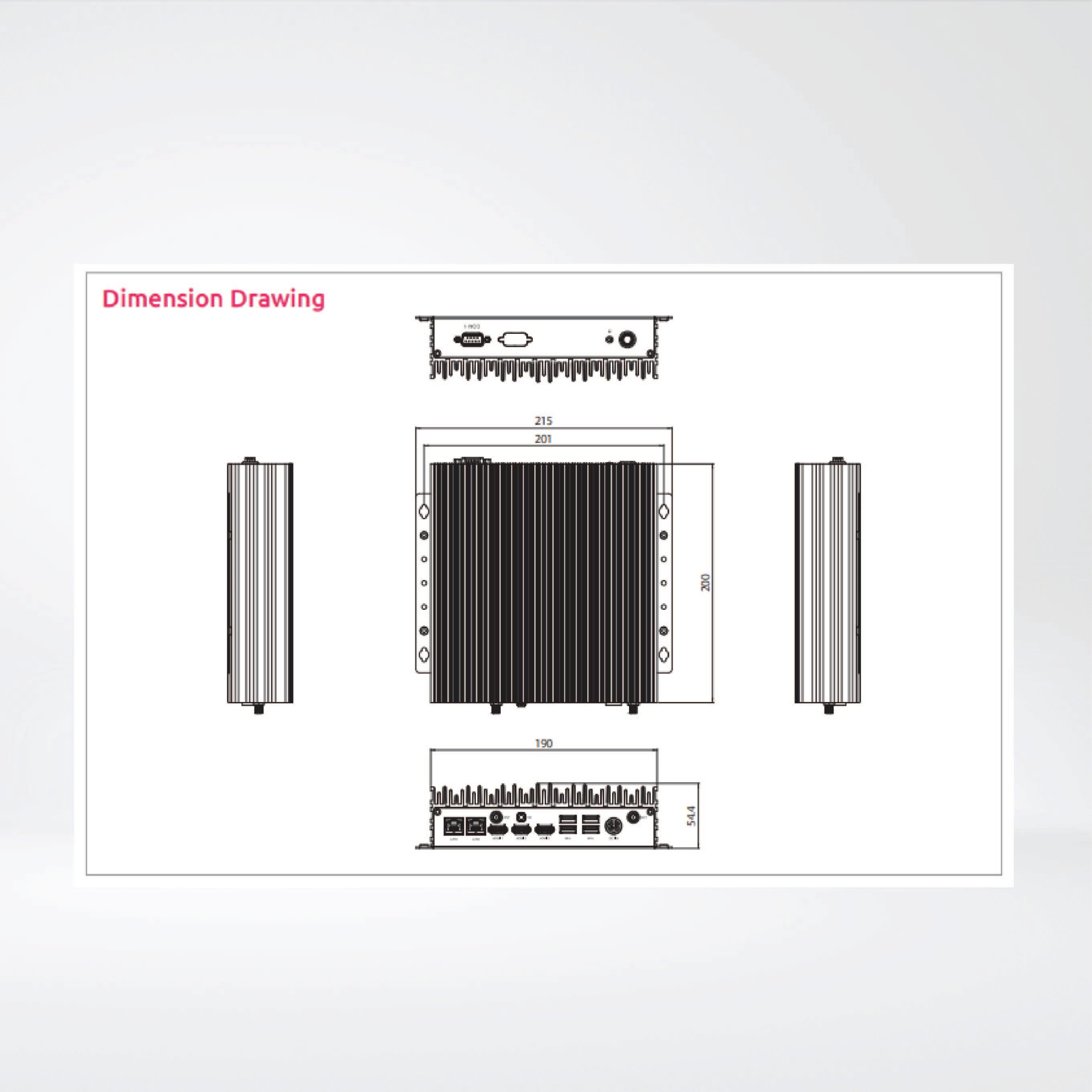 Neu-X300-H310 8th Generation Intel® Core™ processor slim and fanless system with PCH H310 - Riverplus