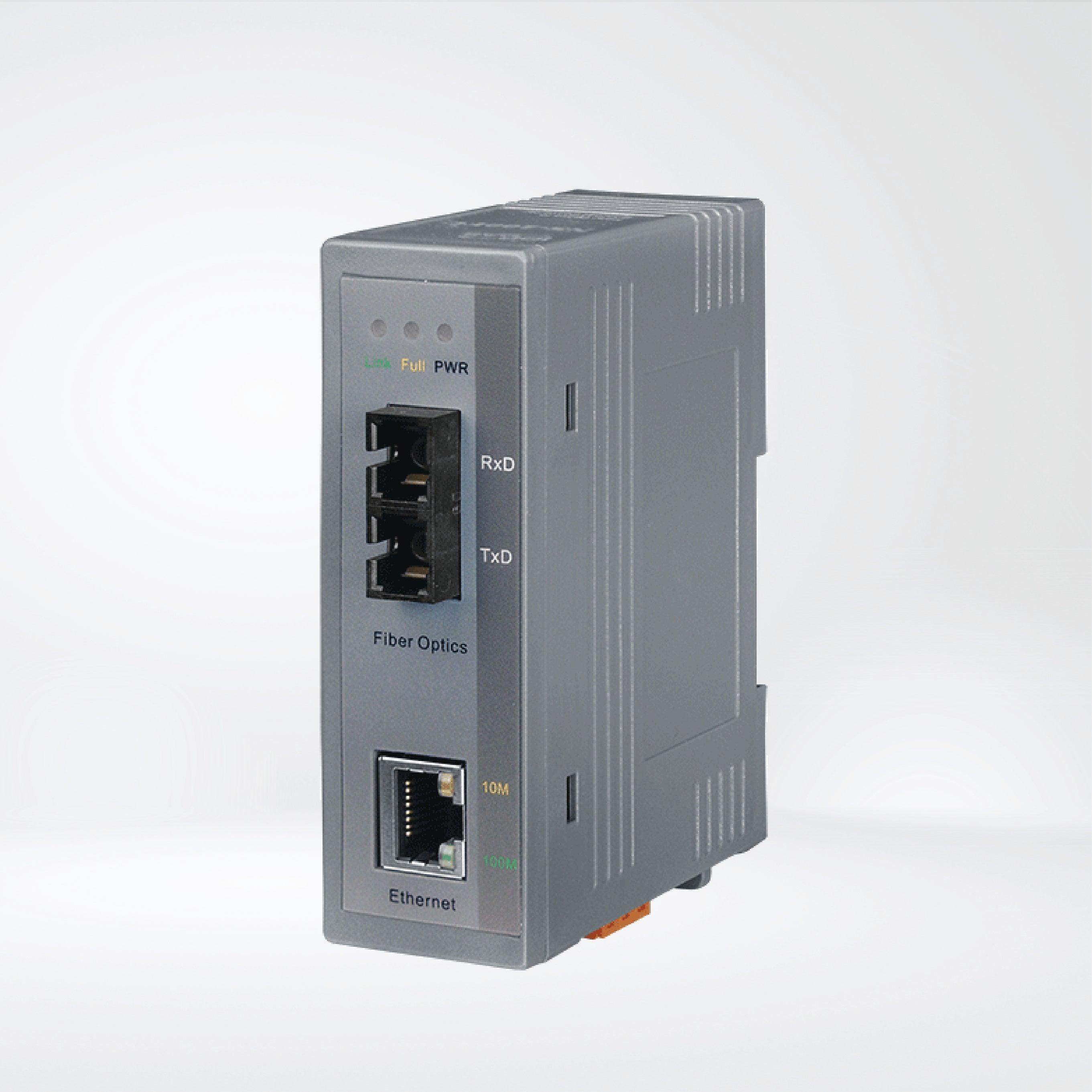 NS-200AFCS-60T Industrial 10/100 Base-TX to 100 Base-FX Media Converter - Riverplus