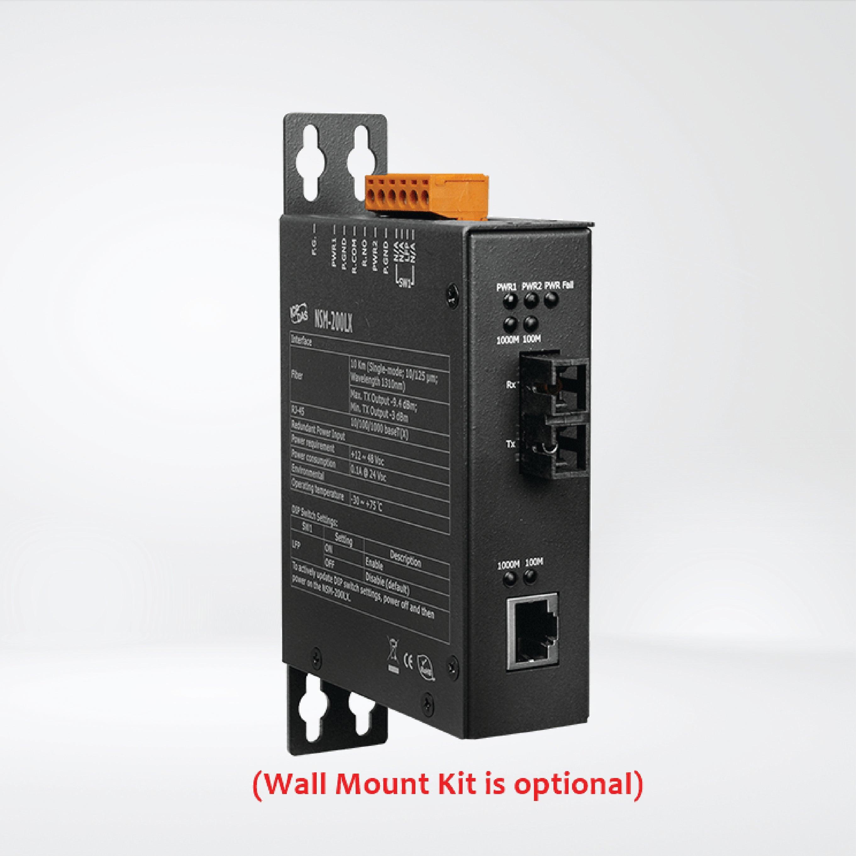 NSM-200LX 1000Base-T to 1000Base-LX Fiber Media Converter - Riverplus