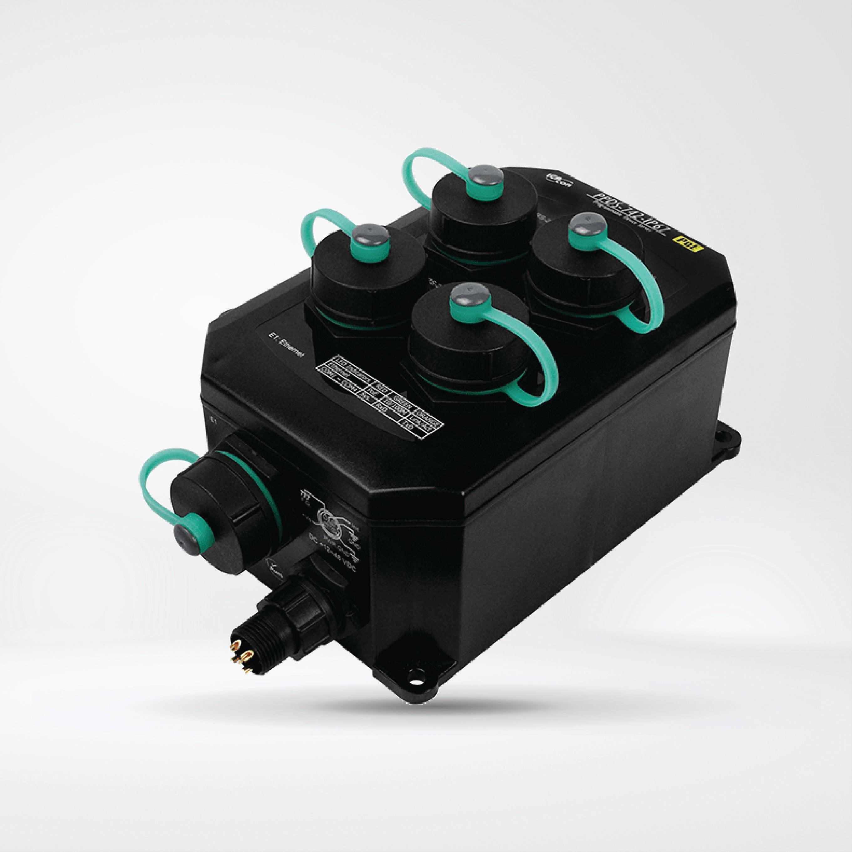 PPDS-742-IP67 Programmable (2x RS-232 and 2x RS-485) Serial-to-Ethernet Device Server - Riverplus