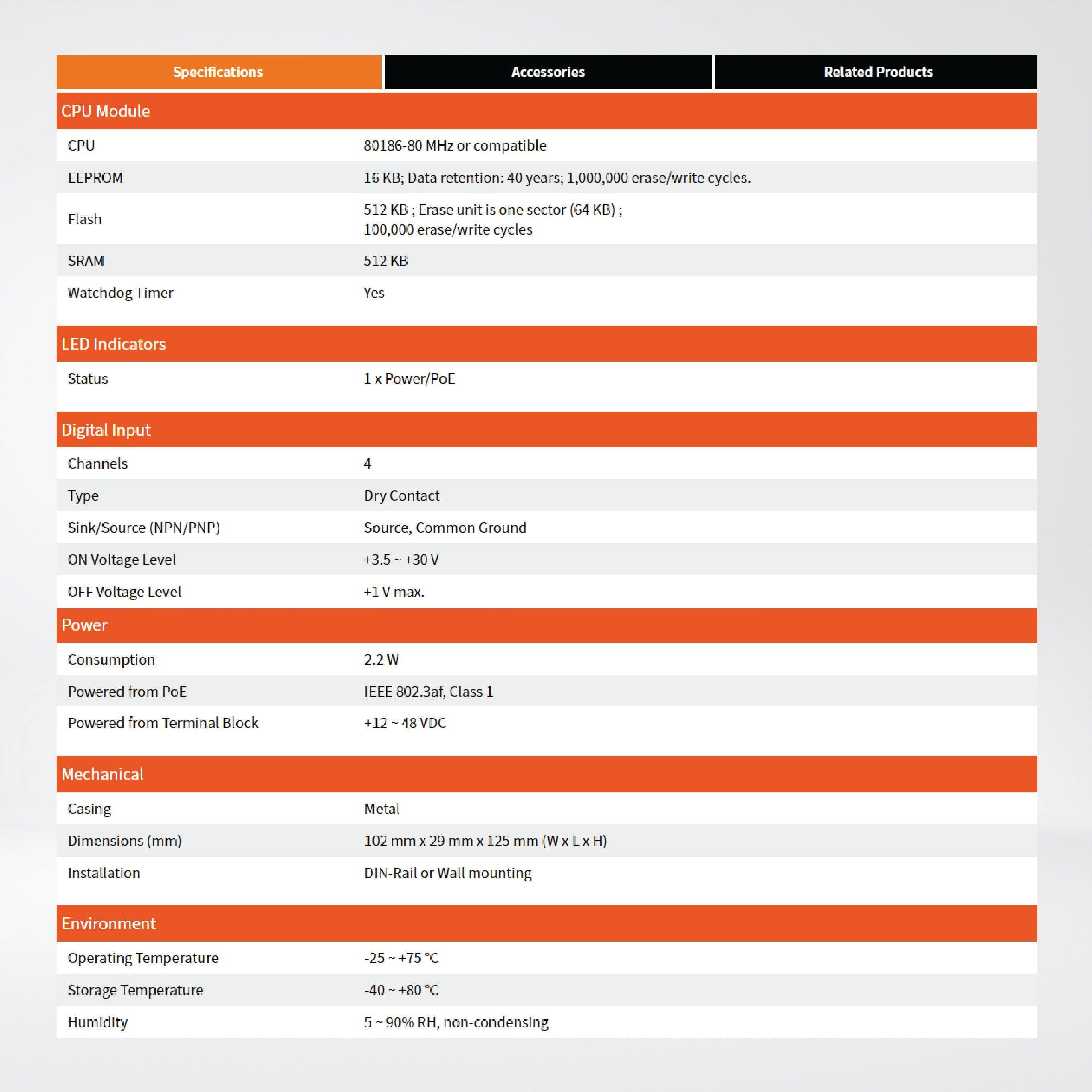 PPDSM-743-MTCP Programmable (3x RS-232 and 1x RS-485) Serial-to-Ethernet Device Server - Riverplus