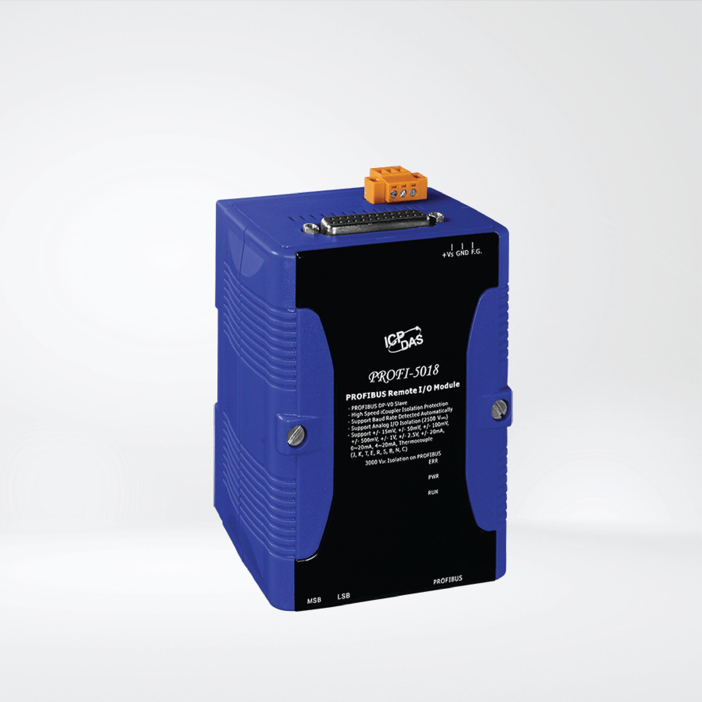 PROFI-5018/S PROFIBUS Remote I/O Module (10-channel Thermocouple Input ) - Riverplus