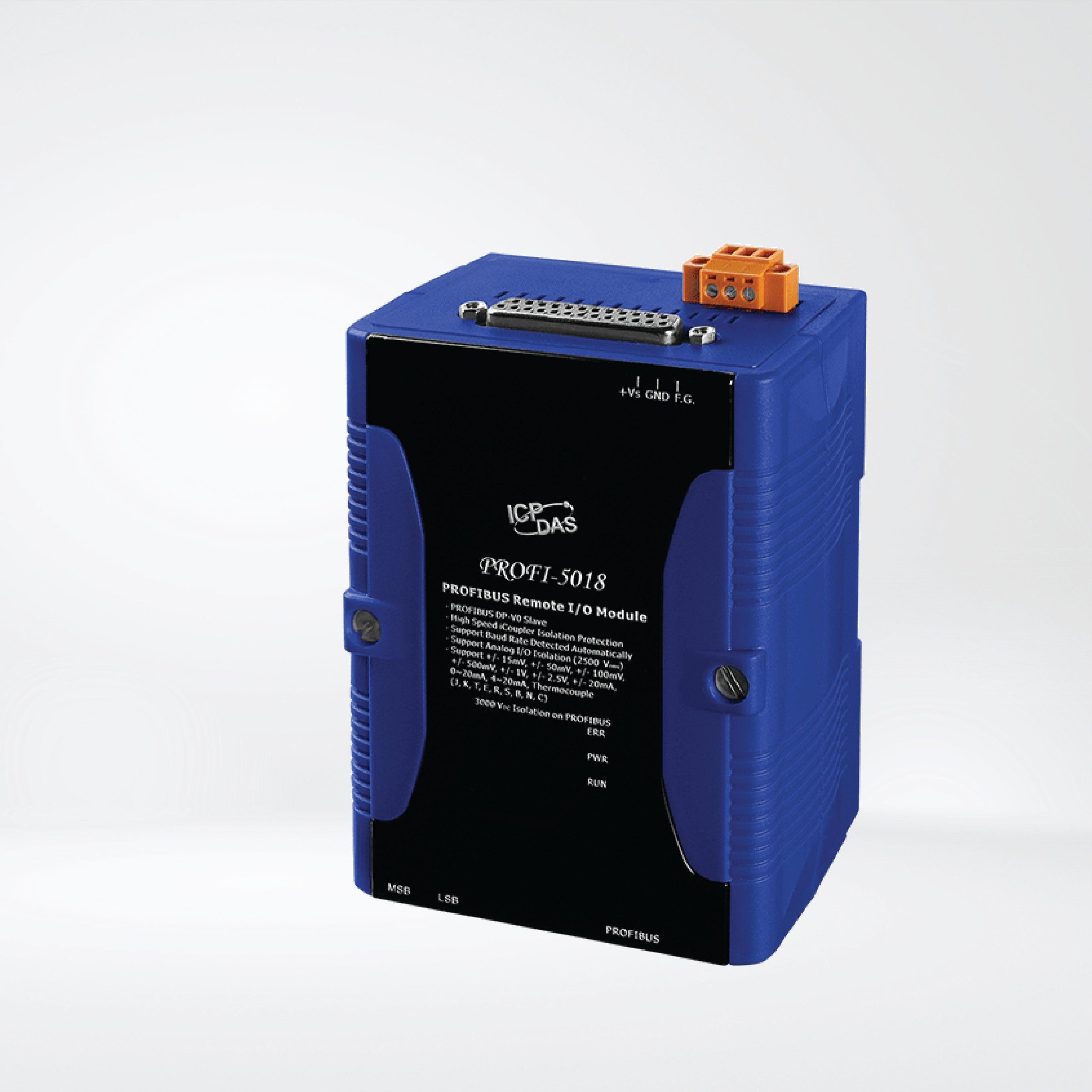 PROFI-5018/S PROFIBUS Remote I/O Module (10-channel Thermocouple Input ) - Riverplus