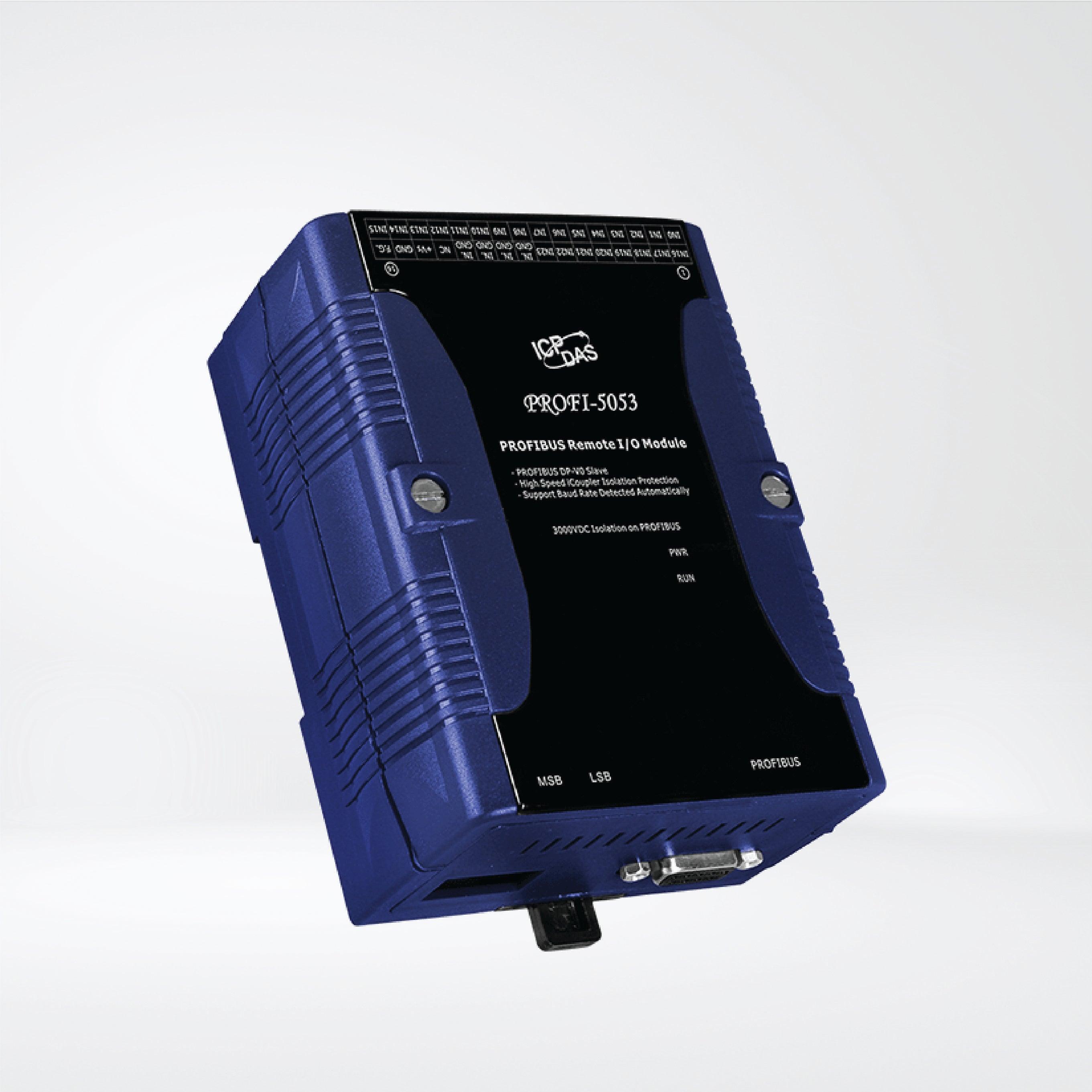 PROFI-5053 PROFIBUS Remote I/O Module (24-channels Dry Contact Non-Isolated Digital Input) - Riverplus