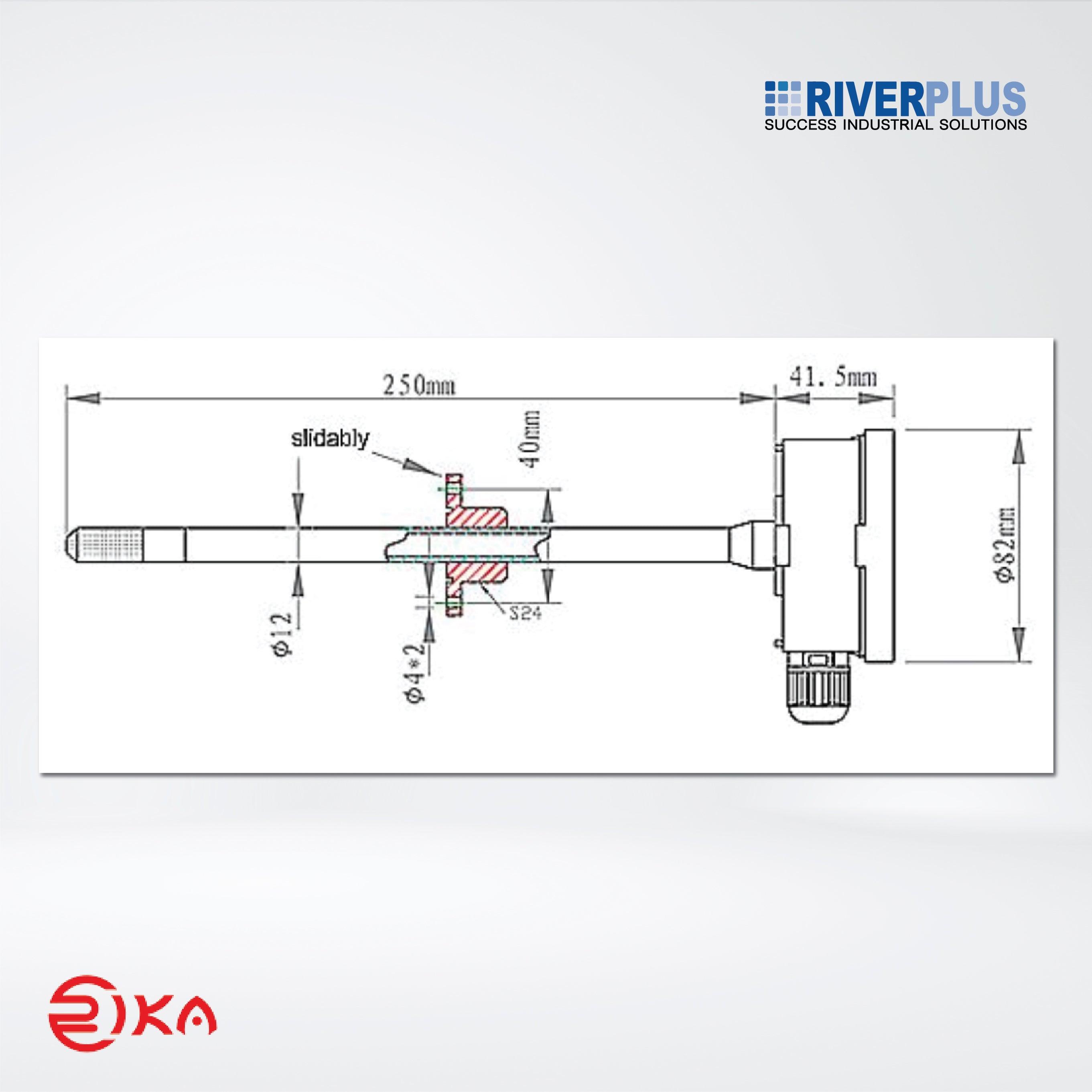 RK330-04 HVAC Temperature & Humidity Sensor - Riverplus