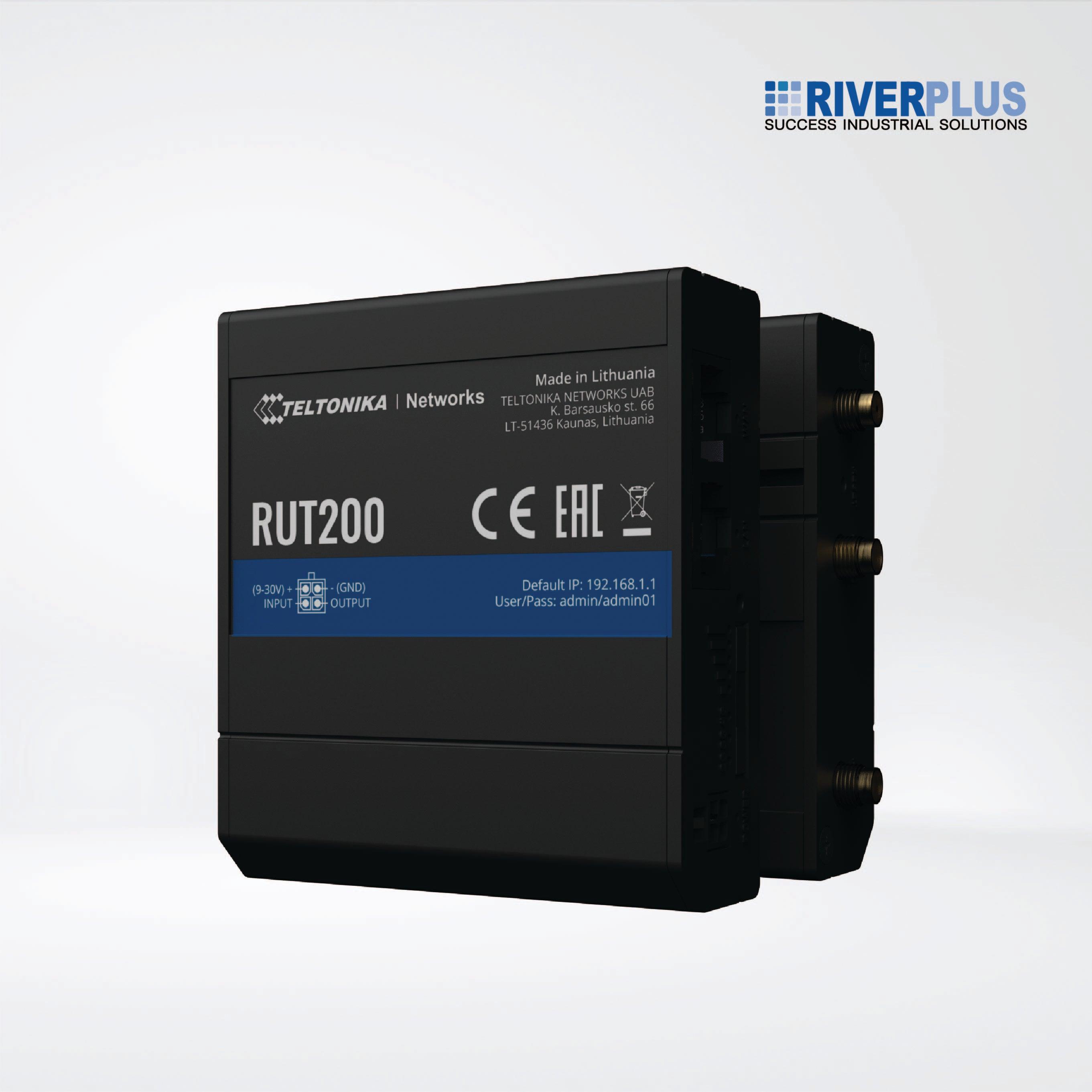 RUT200 Industrial Cellular Router LTE 4G - Riverplus