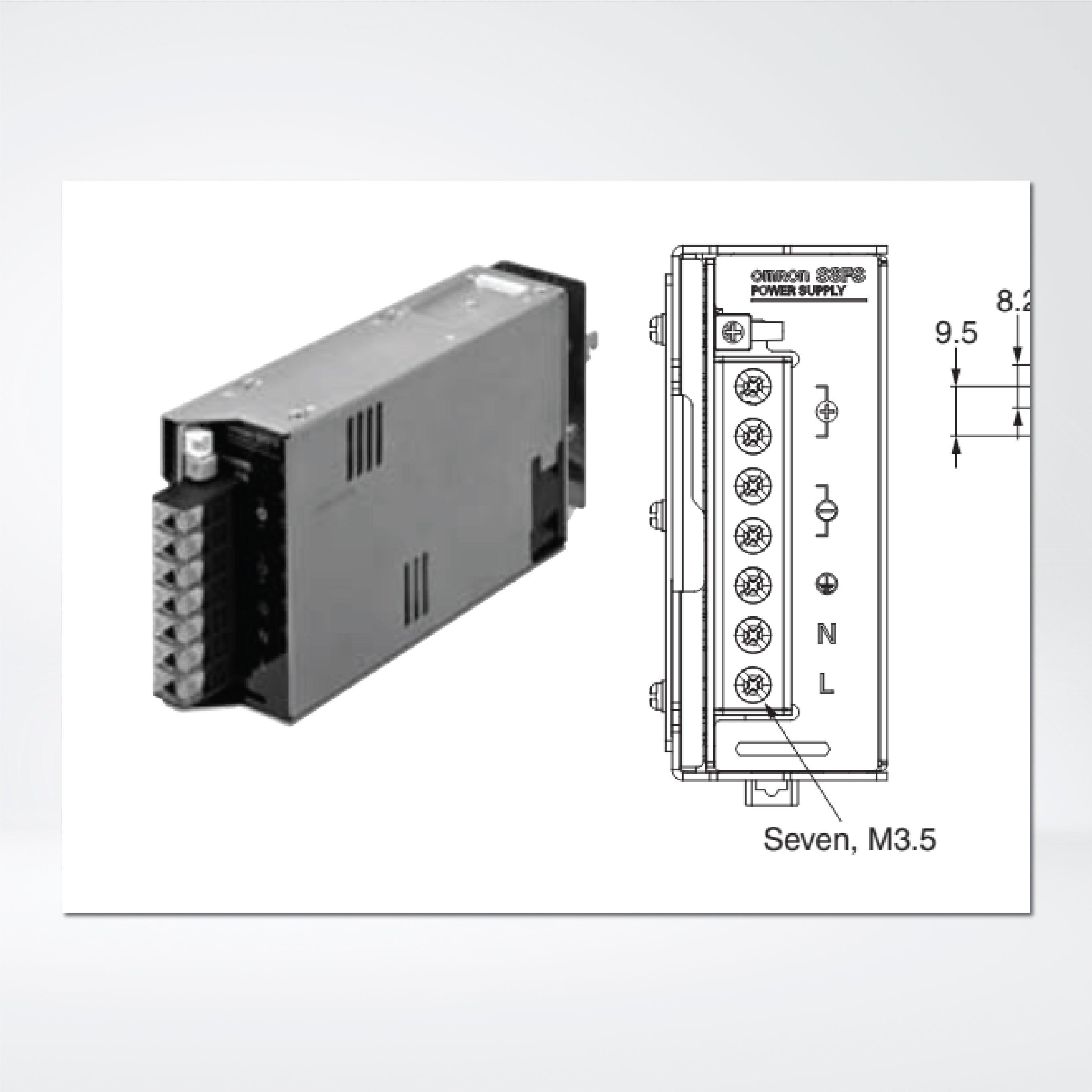 S8FS-G30012CD Switch Mode Power Supply Superior Basic Performance, 300 W, 12 VDC, DIN Rail Mounting - Riverplus