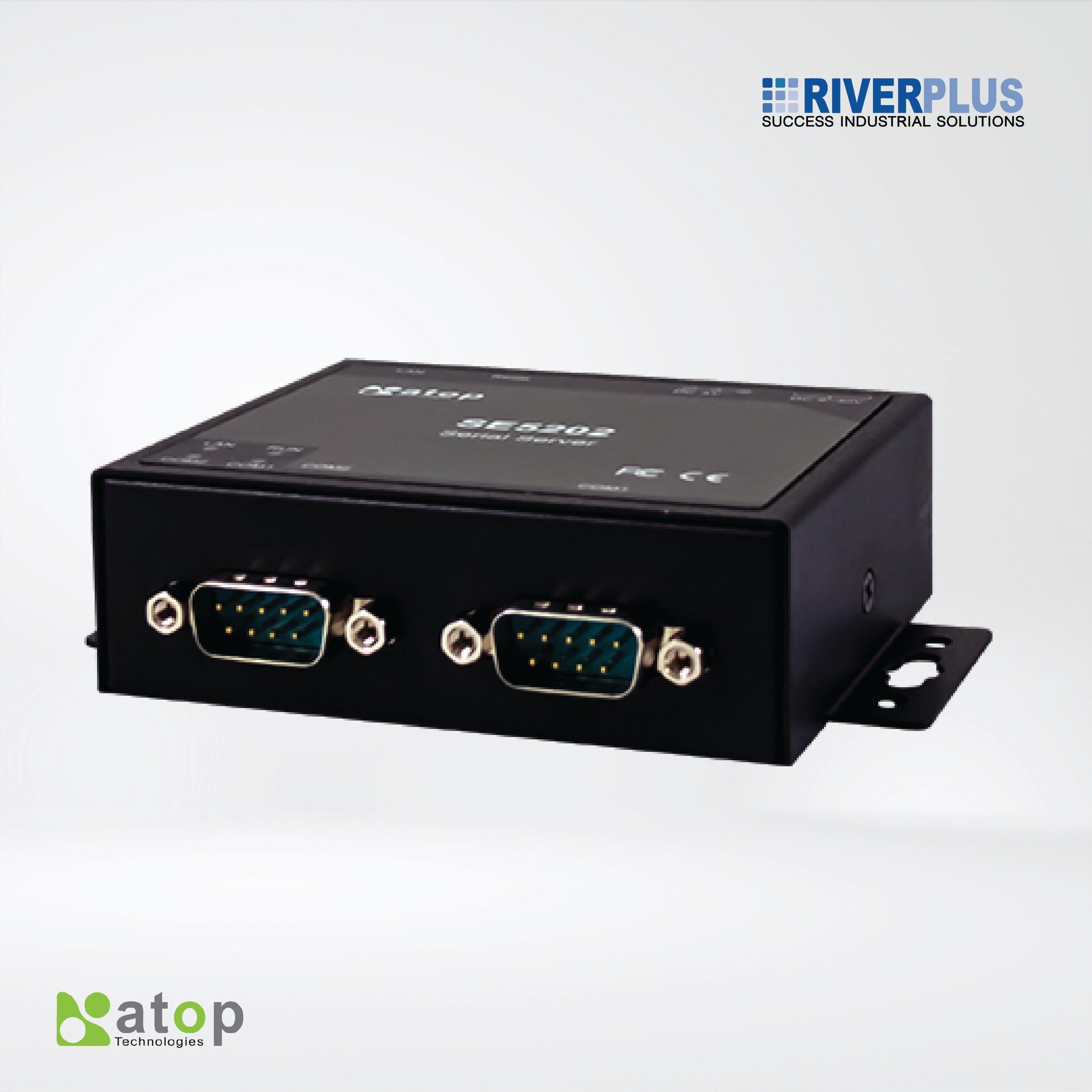 SE5202-SFP-TB Compact 2-Port Industrial Serial Device Server, Field-Mount - Riverplus