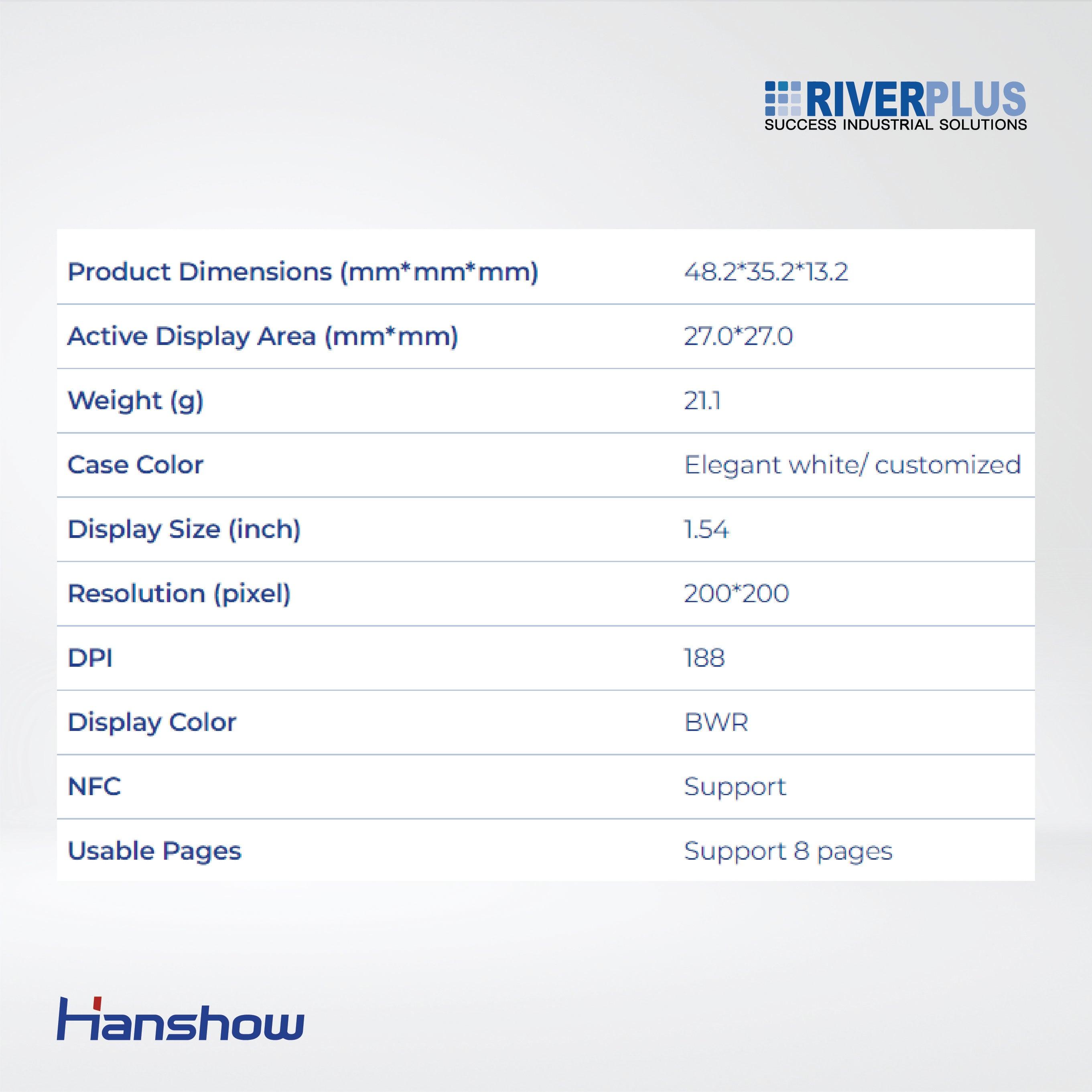 Stellar Pro-1.54″ Upgrades on battery life, 7 Color with LED Flash , IP67 - Riverplus