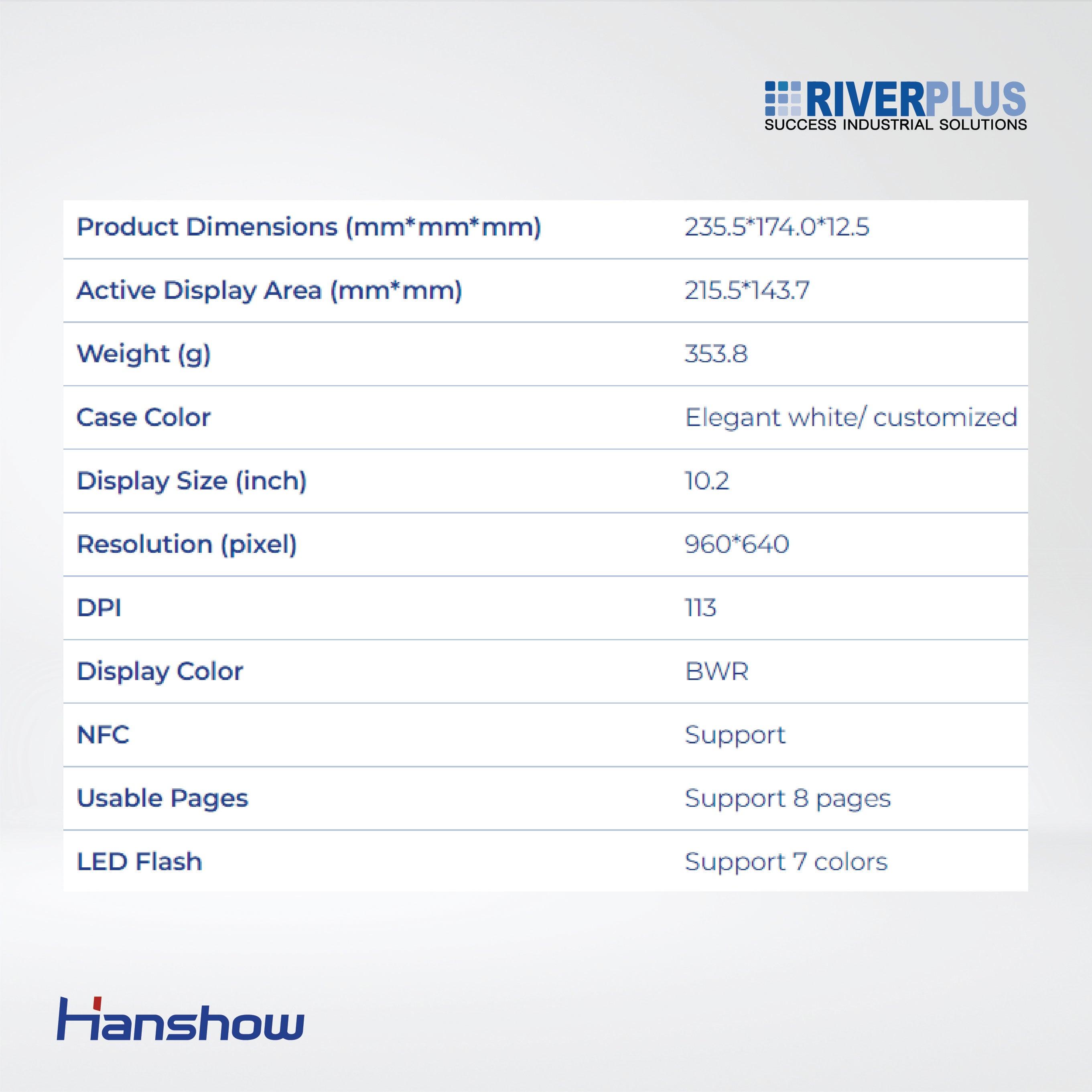 Stellar Pro - 10.2″ Upgrades on battery life, 7 Color with LED Flash , IP67 - Riverplus