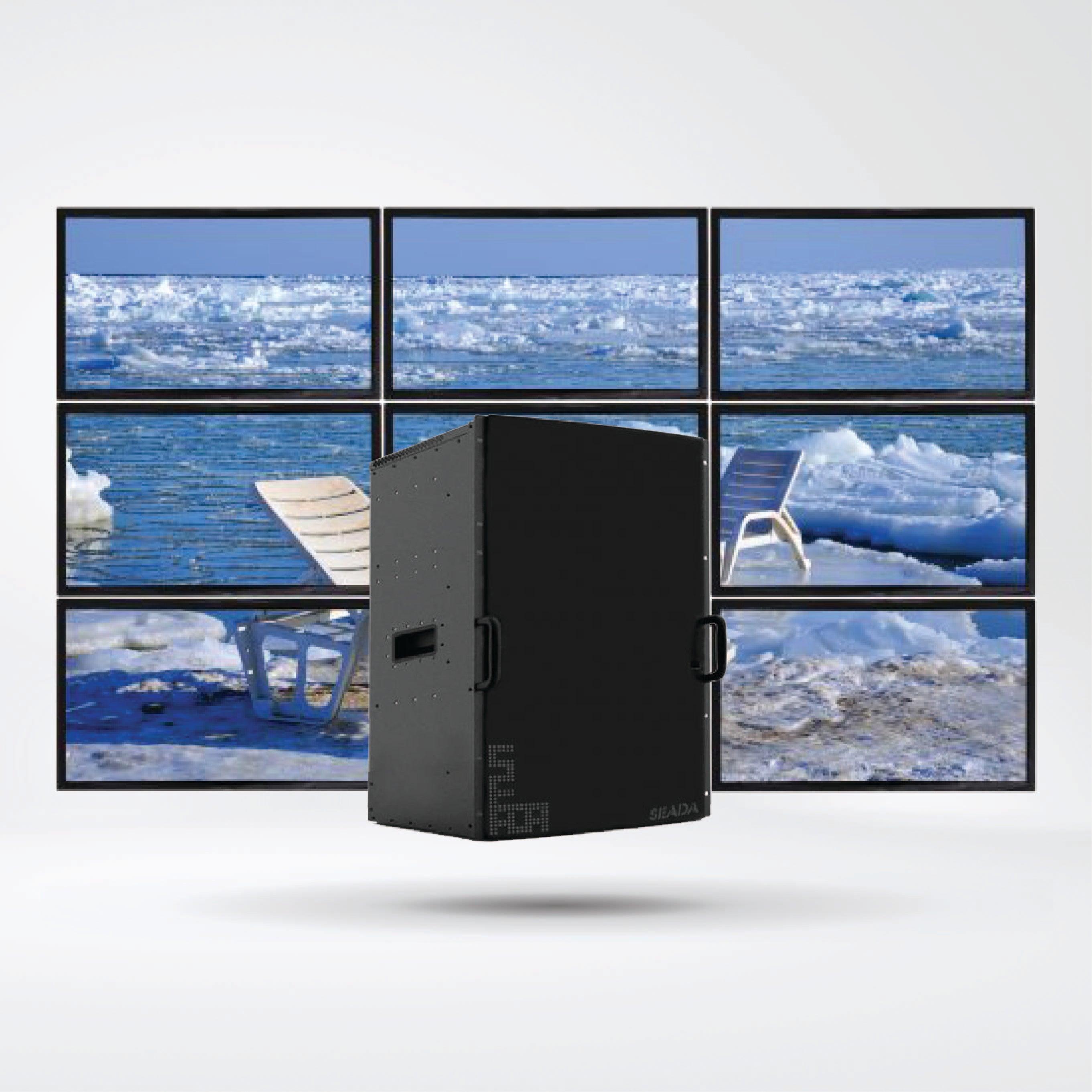 SW8036 Video wall controller designed for large size 4K video wall ,Support maximum 36 4K displays - Riverplus