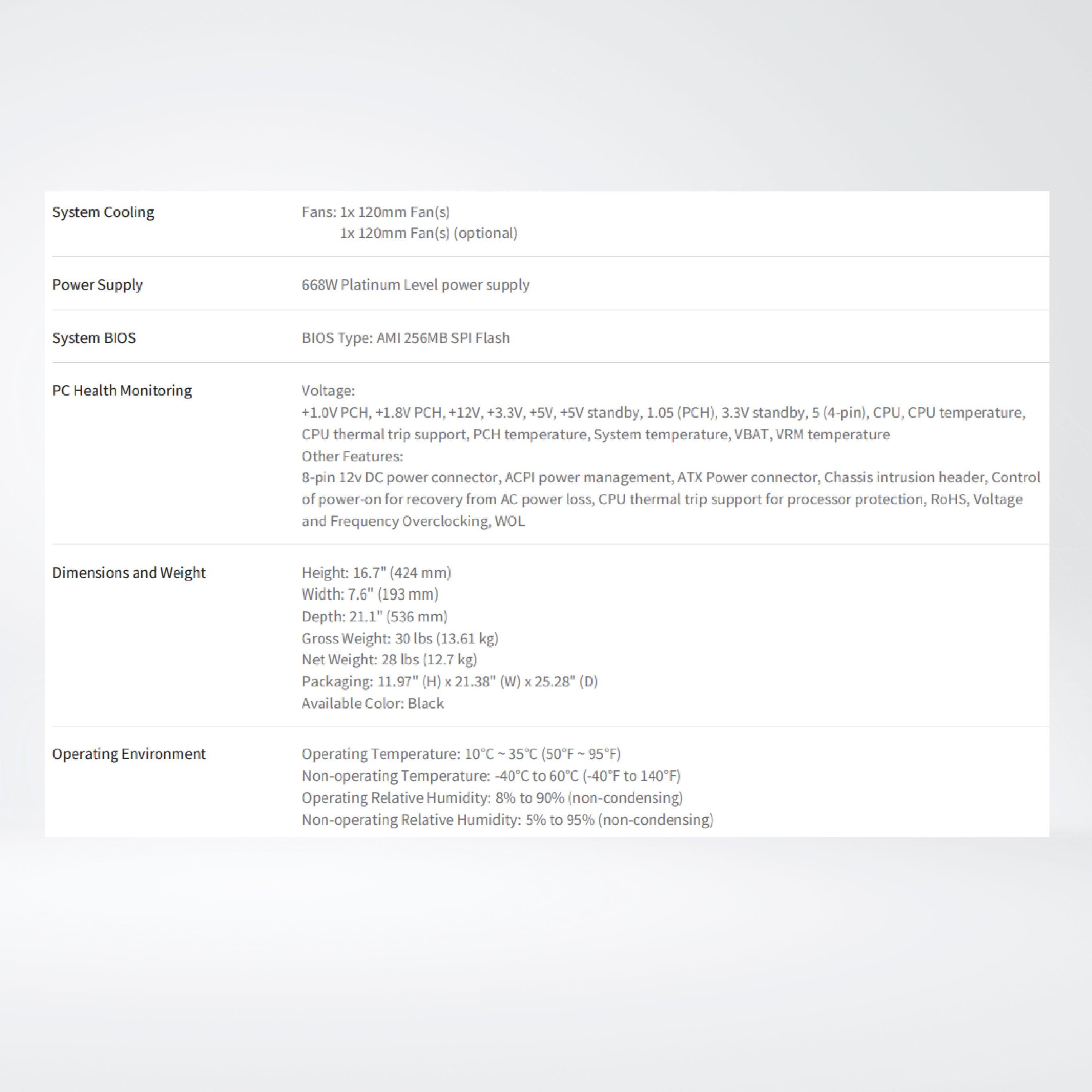 SYS-530A-IL UP Workstation - Riverplus